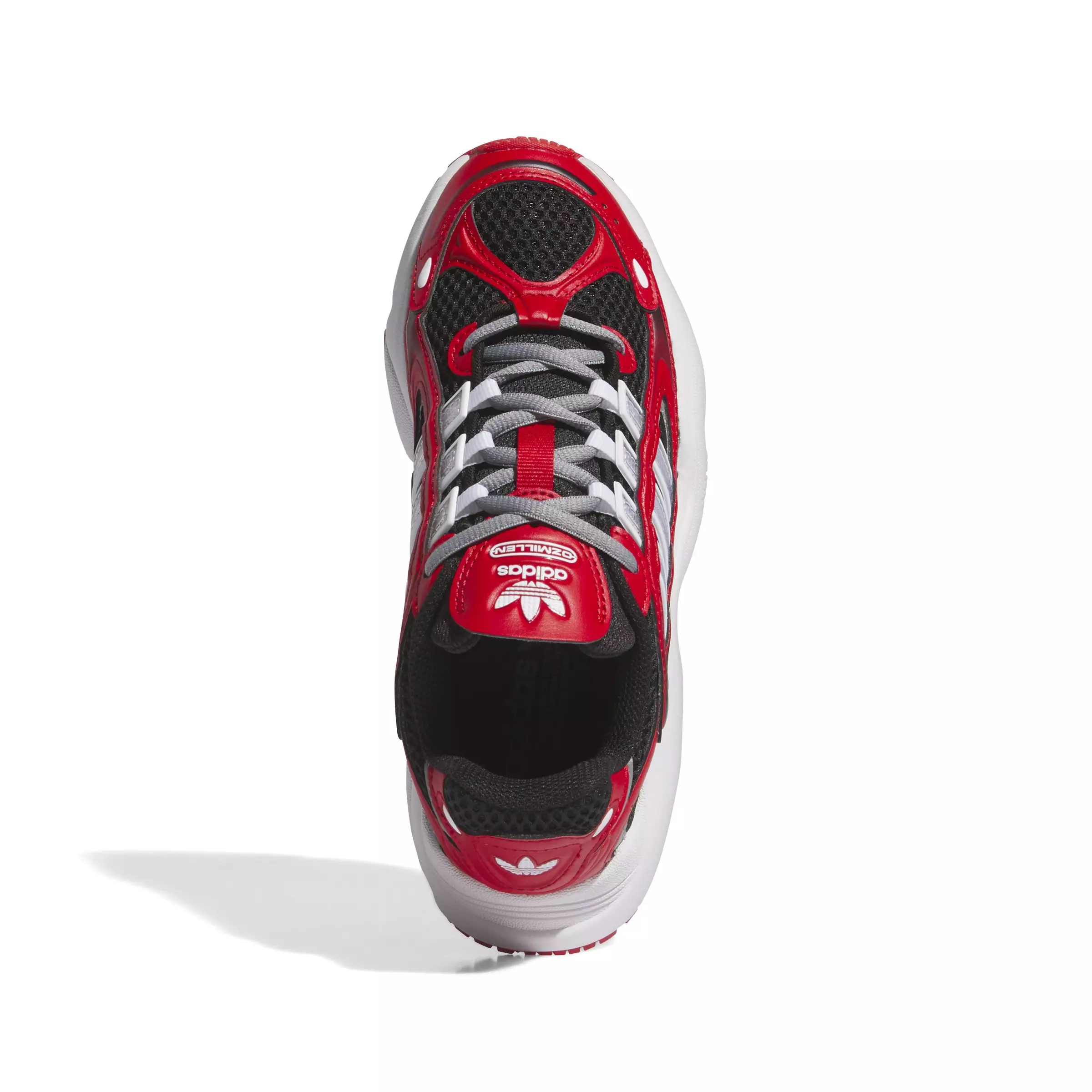 adidas Originals Ozmillen "Better Scarlet/Ftwr White/Grey Three" Grade School Boys' Shoe - RED/BLACK