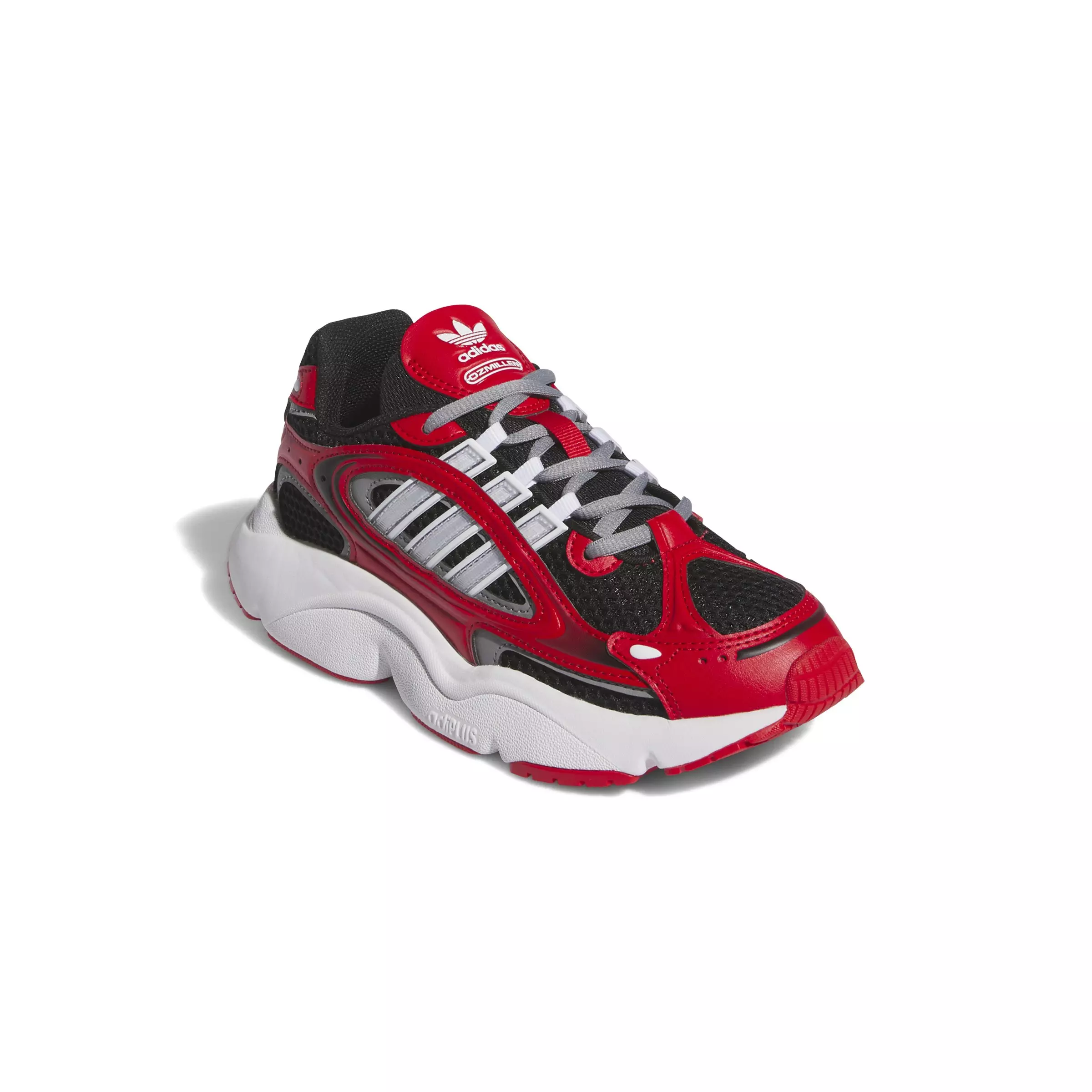 adidas Originals Ozmillen "Better Scarlet/Ftwr White/Grey Three" Grade School Boys' Shoe - RED/BLACK