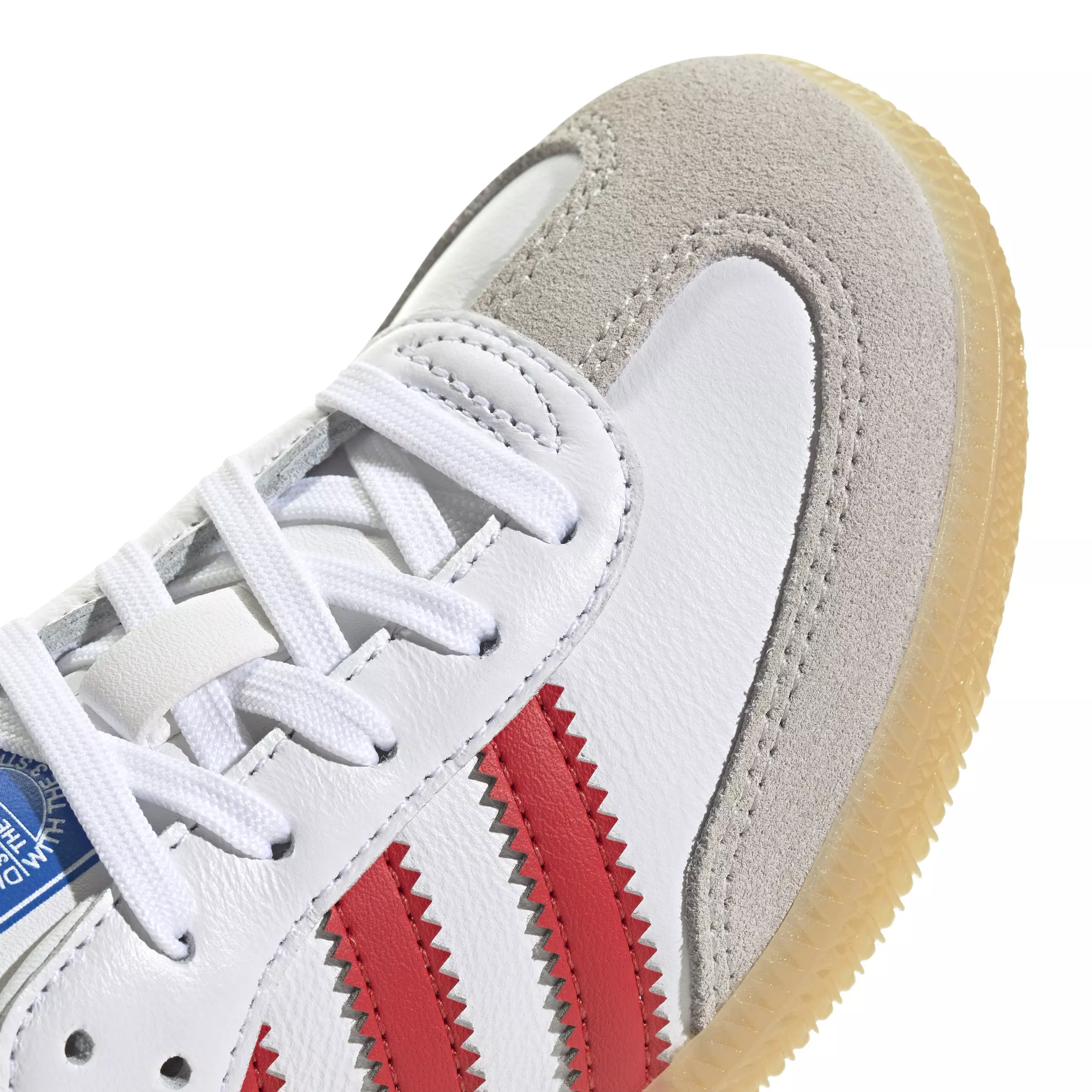 adidas Originals Samba OG "Ftwr White/Collegiate Red/Gum" Preschool Boys' Shoe - WHITE/RED