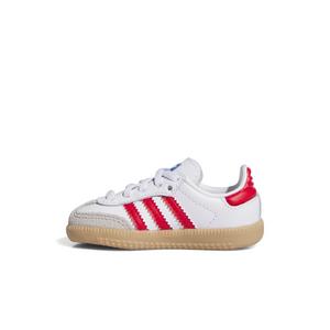 adidas Originals Samba "White/Red" Toddler Boys' Shoe