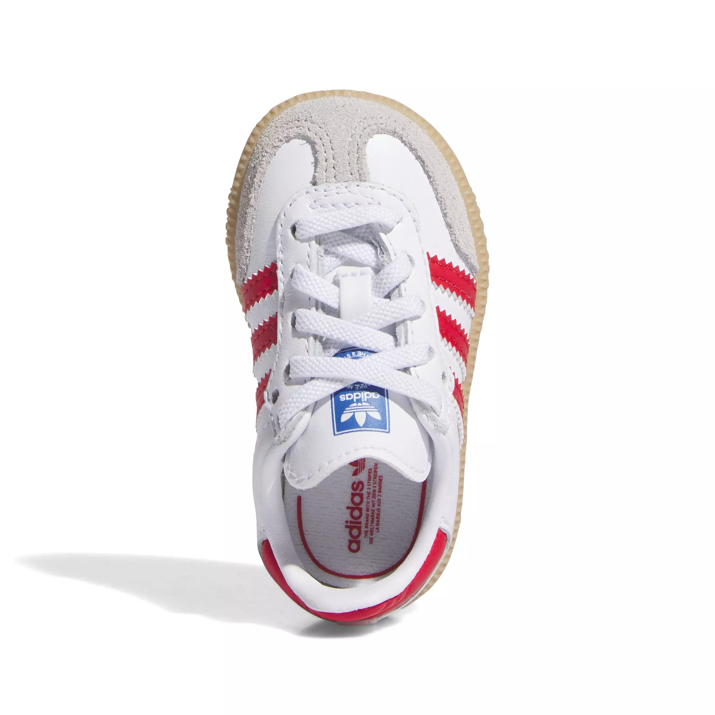 adidas Originals Samba "White/Red" Toddler Boys' Shoe - WHITE/RED