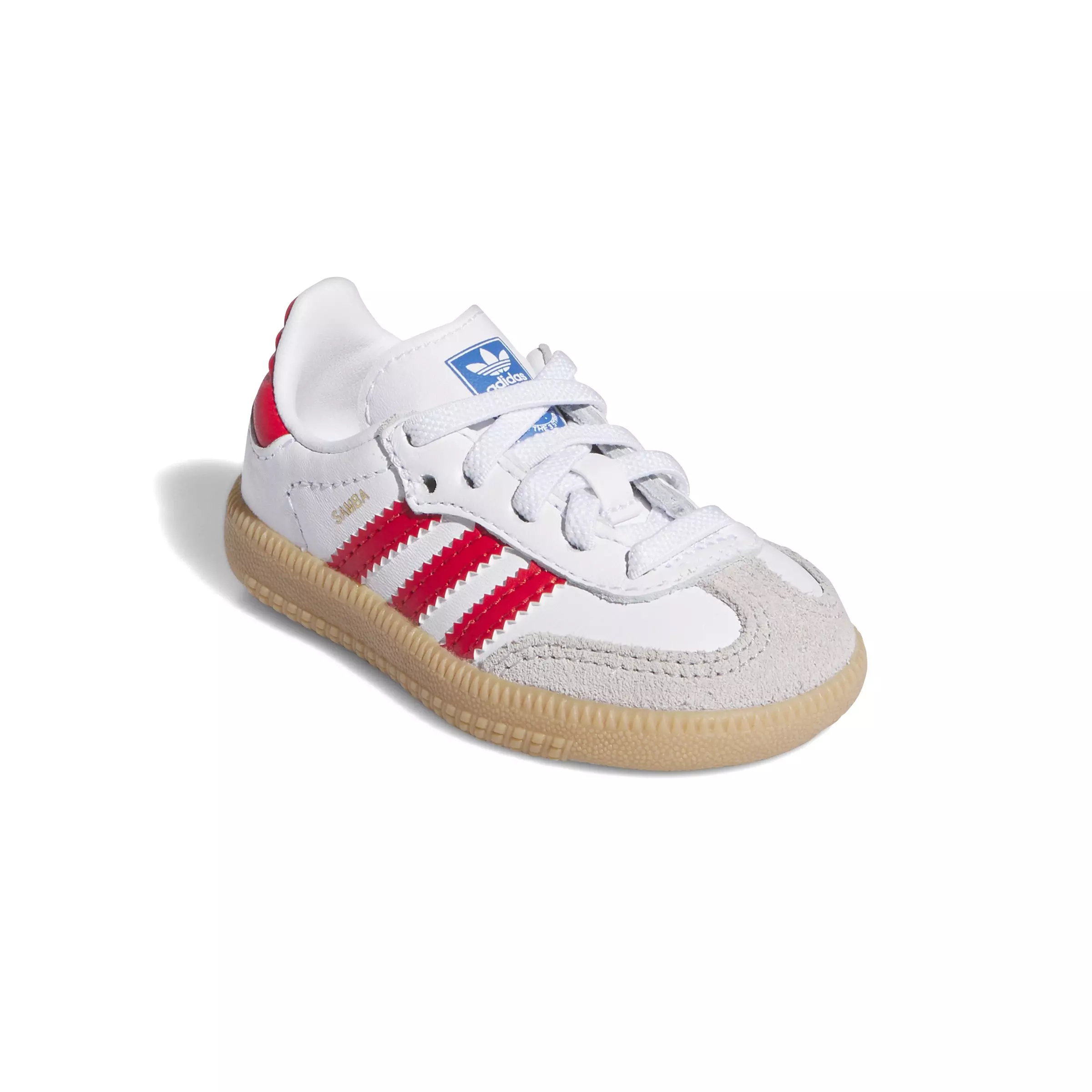 adidas Originals Samba "White/Red" Toddler Boys' Shoe - WHITE/RED