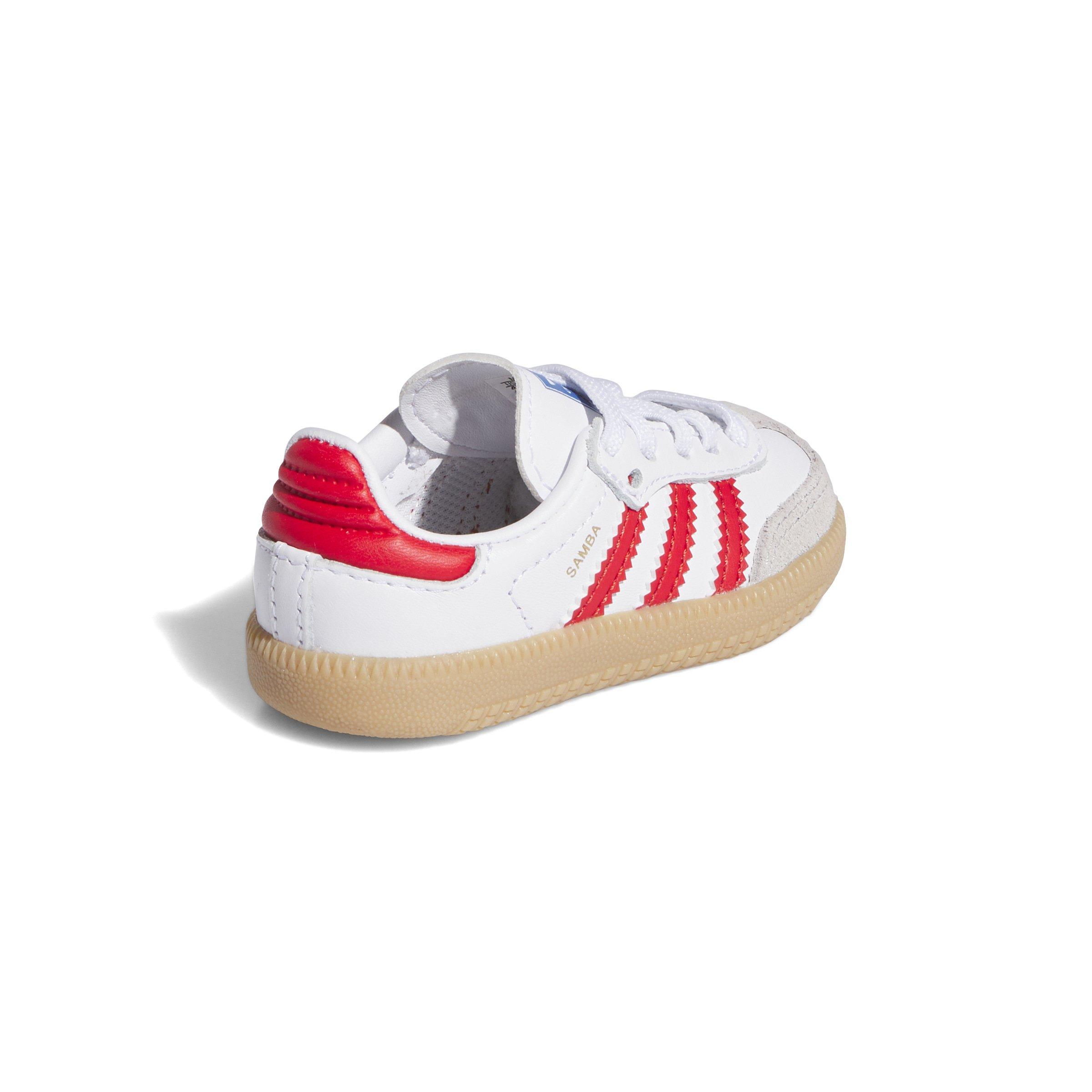adidas Originals Samba "White/Red" Toddler Boys' Shoe - WHITE/RED Thumbnail View 6