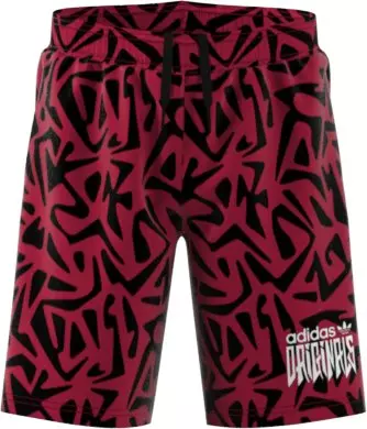 adidas Big Boys' Originals Sport Shorts - BLACK/RED