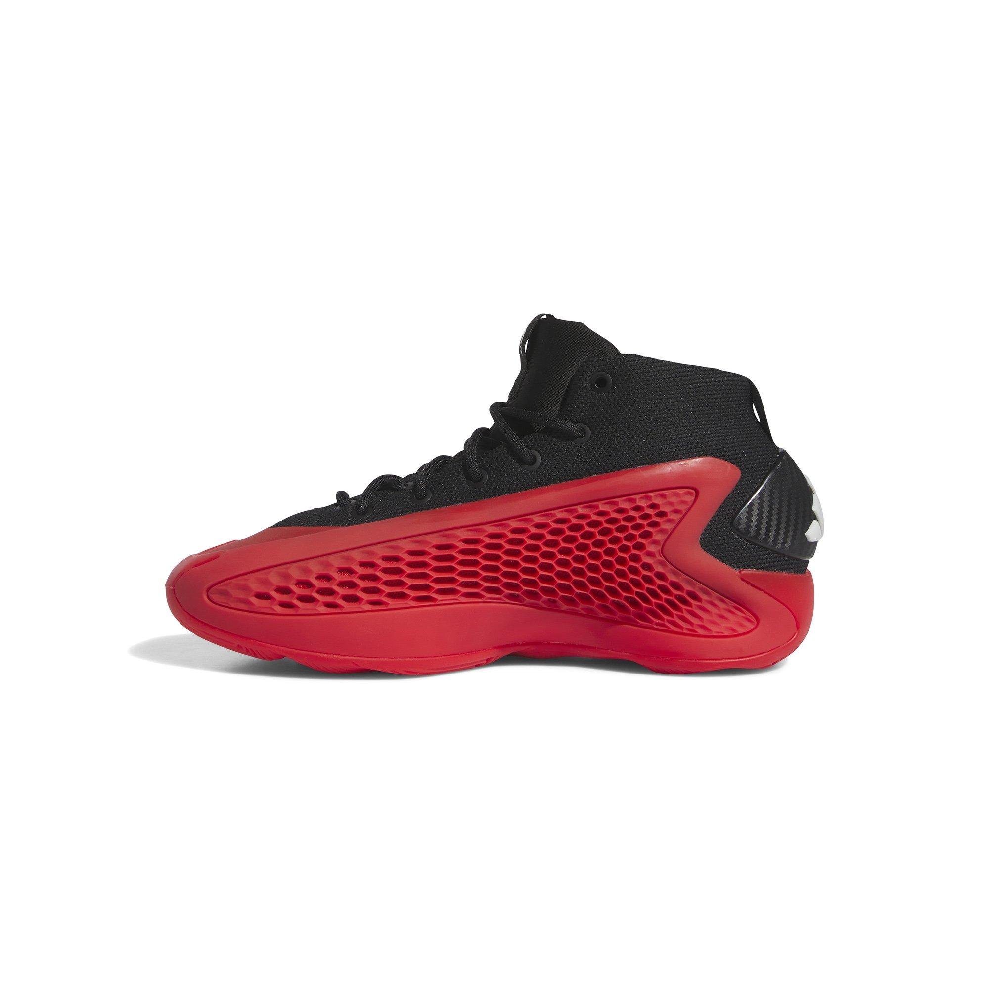 adidas Anthony Edwards 1 Grade School Kids' "Pure Ruby" Basketball Shoe