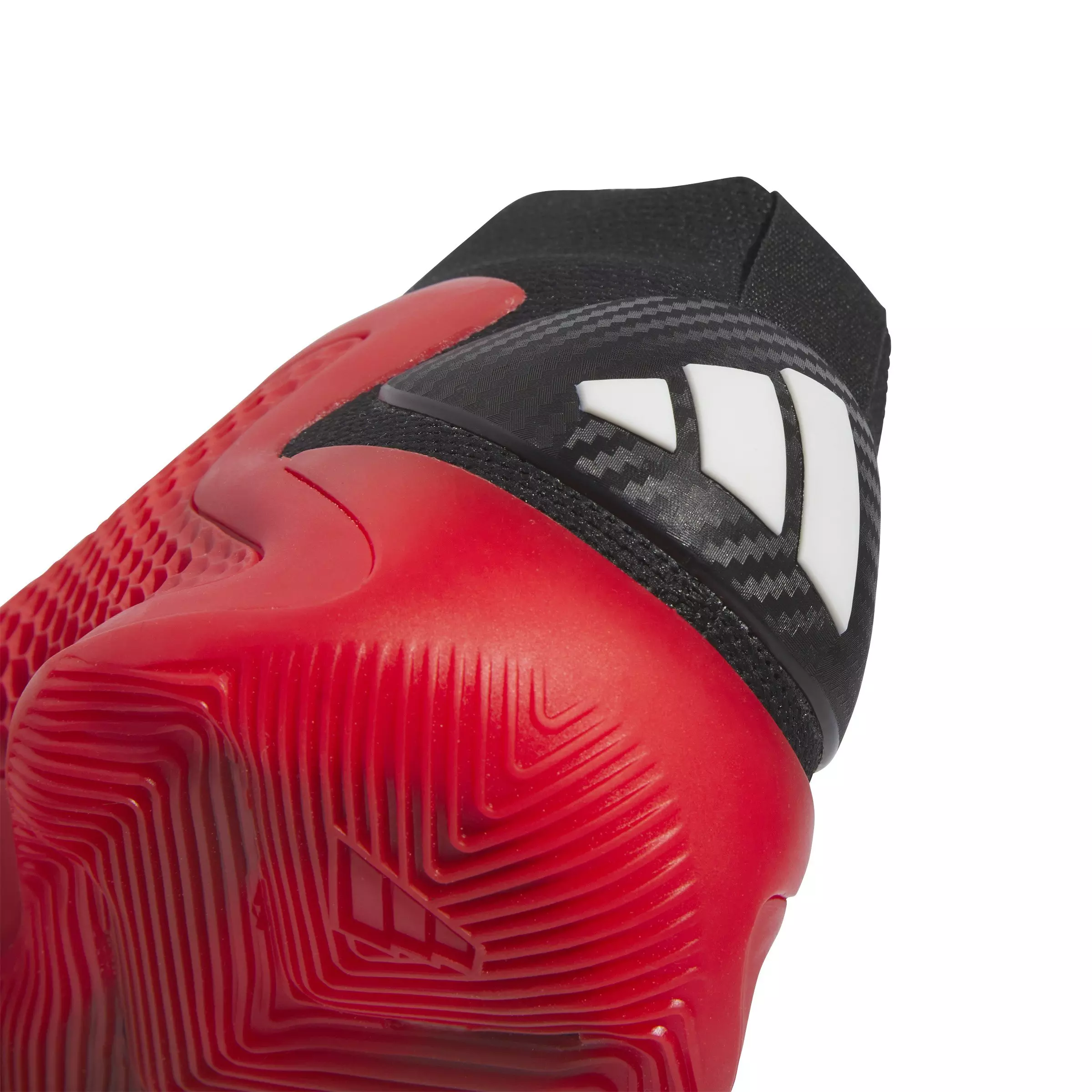 adidas Anthony Edwards 1 "Pure Ruby" Grade School Kids' Basketball Shoe - BLACK/RED/CLOUD WHITE