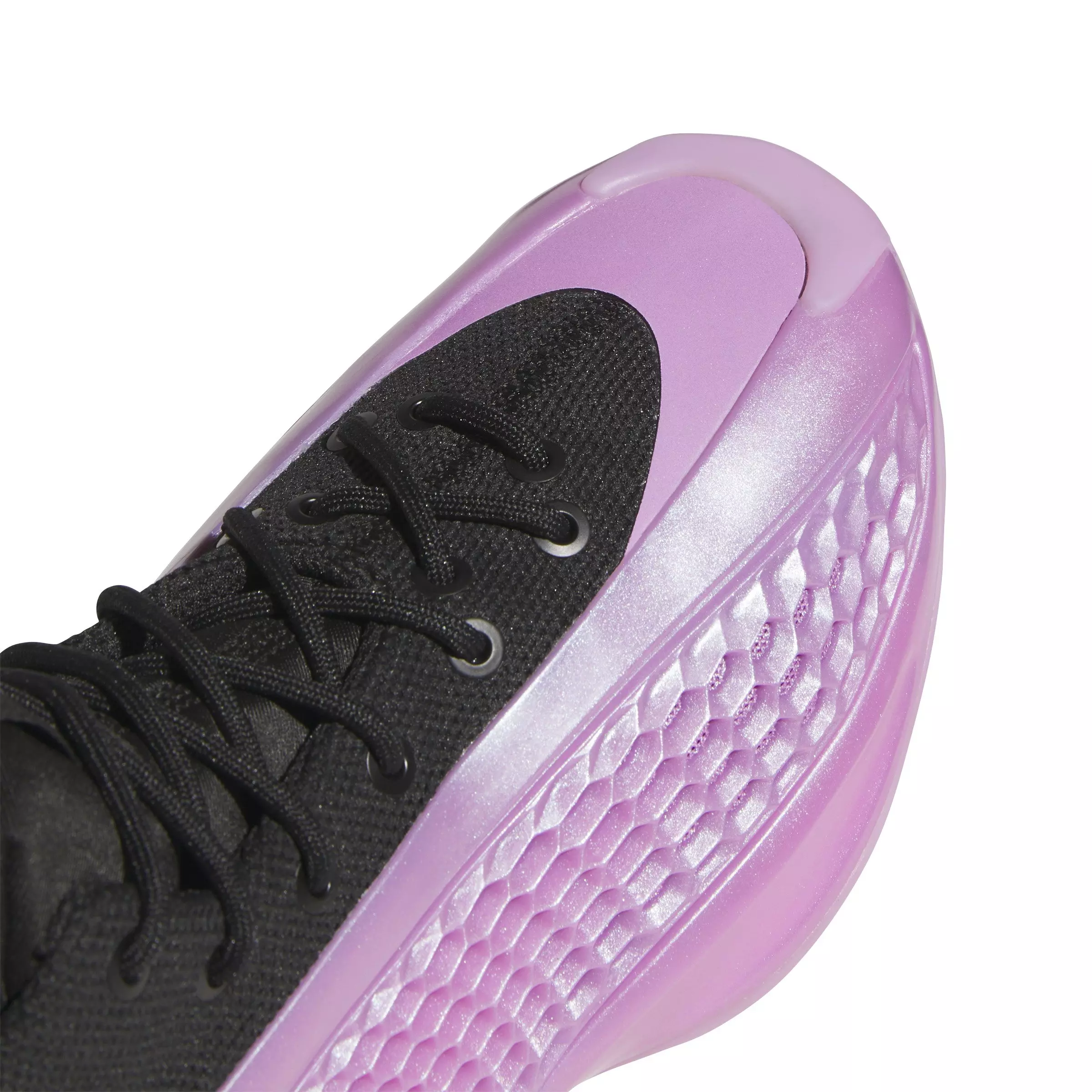 adidas Anthony Edwards 1 "Pre Loved Purple" Grade School Kids' Basketball Shoe - BLACK/PRELOVED PURPLE