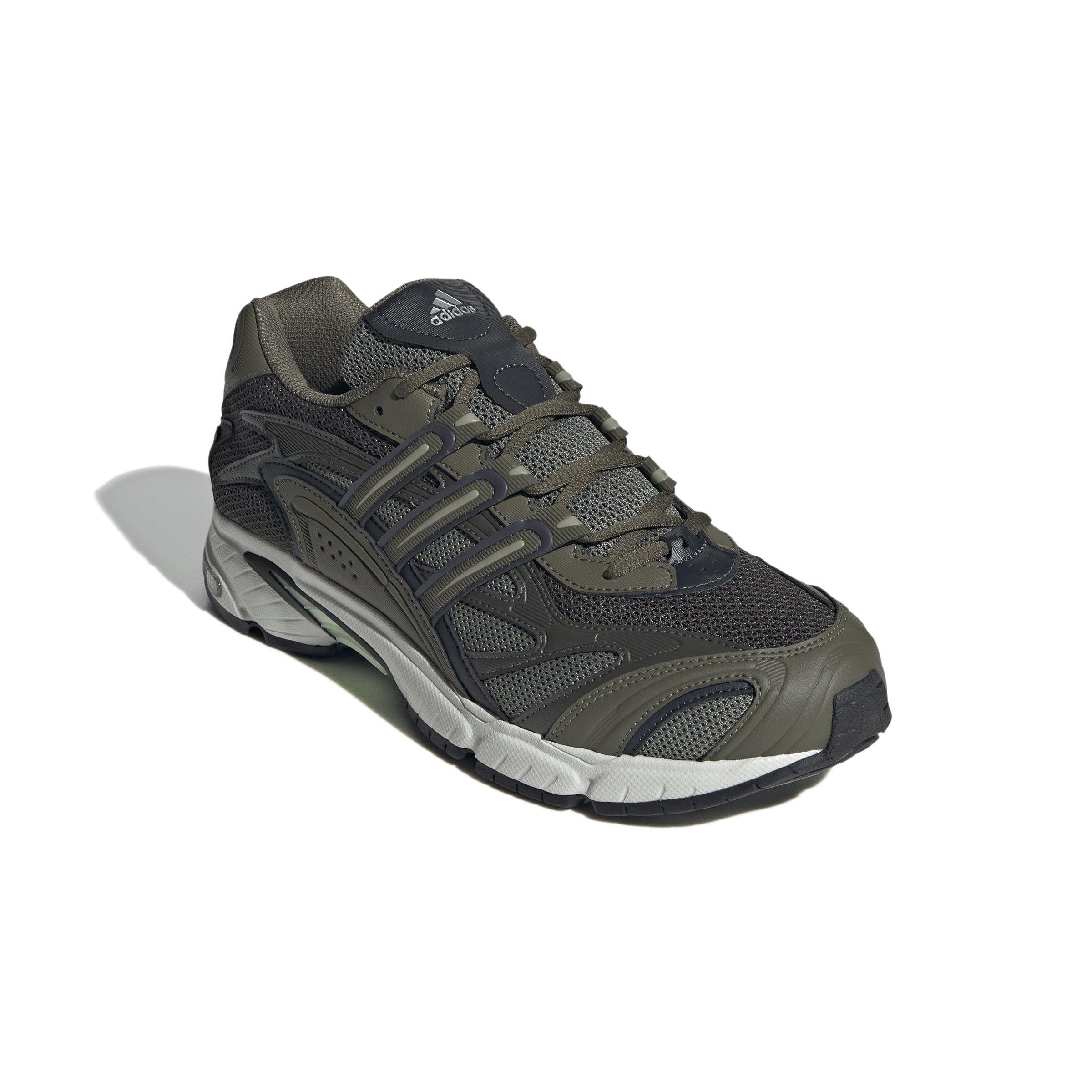 adidas Temper Run 2.0 "Olive Strata/Silver Pebble/Shadow Olive" Men's Shoe - GREEN/BLACK Thumbnail View 3