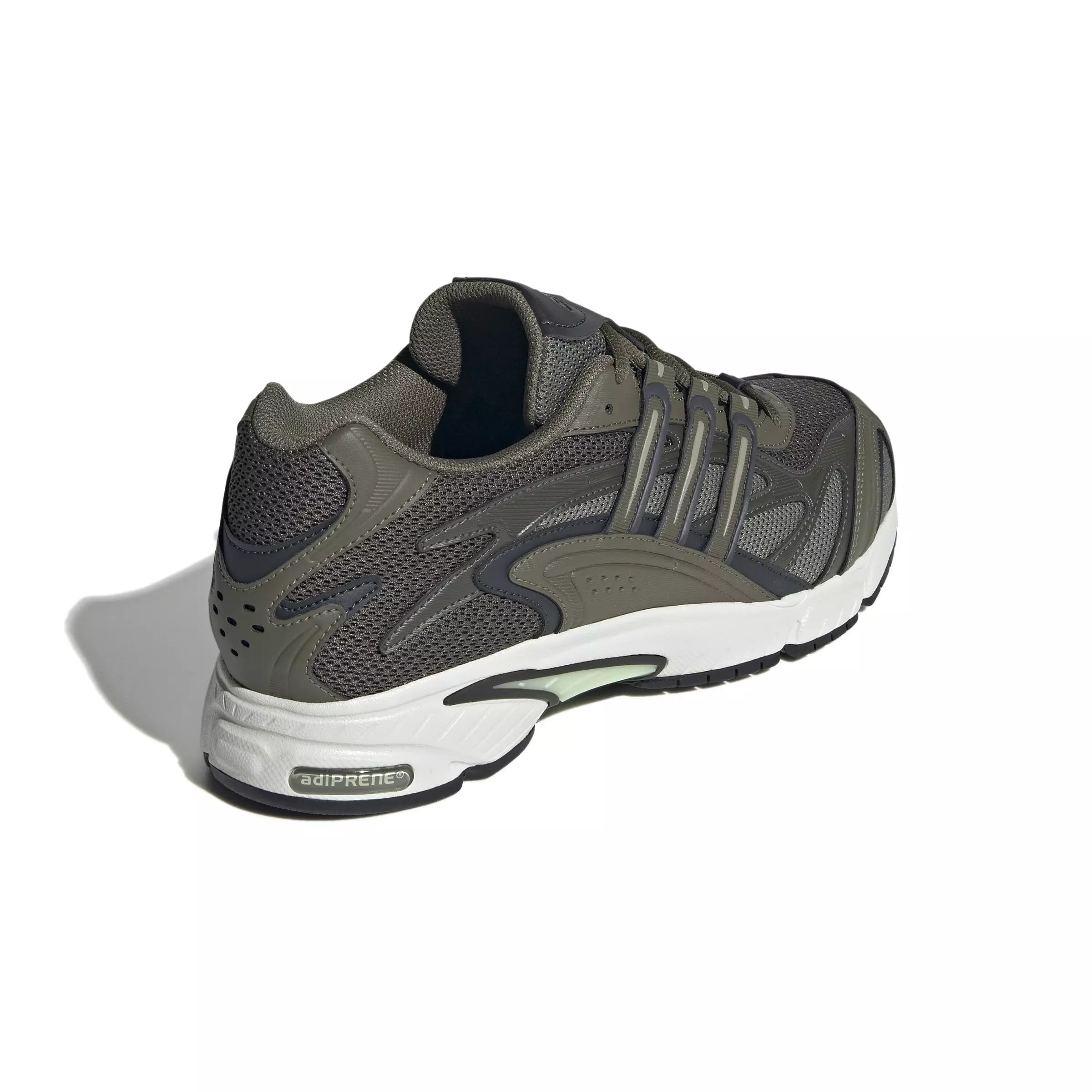 adidas Temper Run 2.0 "Olive Strata/Silver Pebble/Shadow Olive" Men's Shoe - GREEN/BLACK