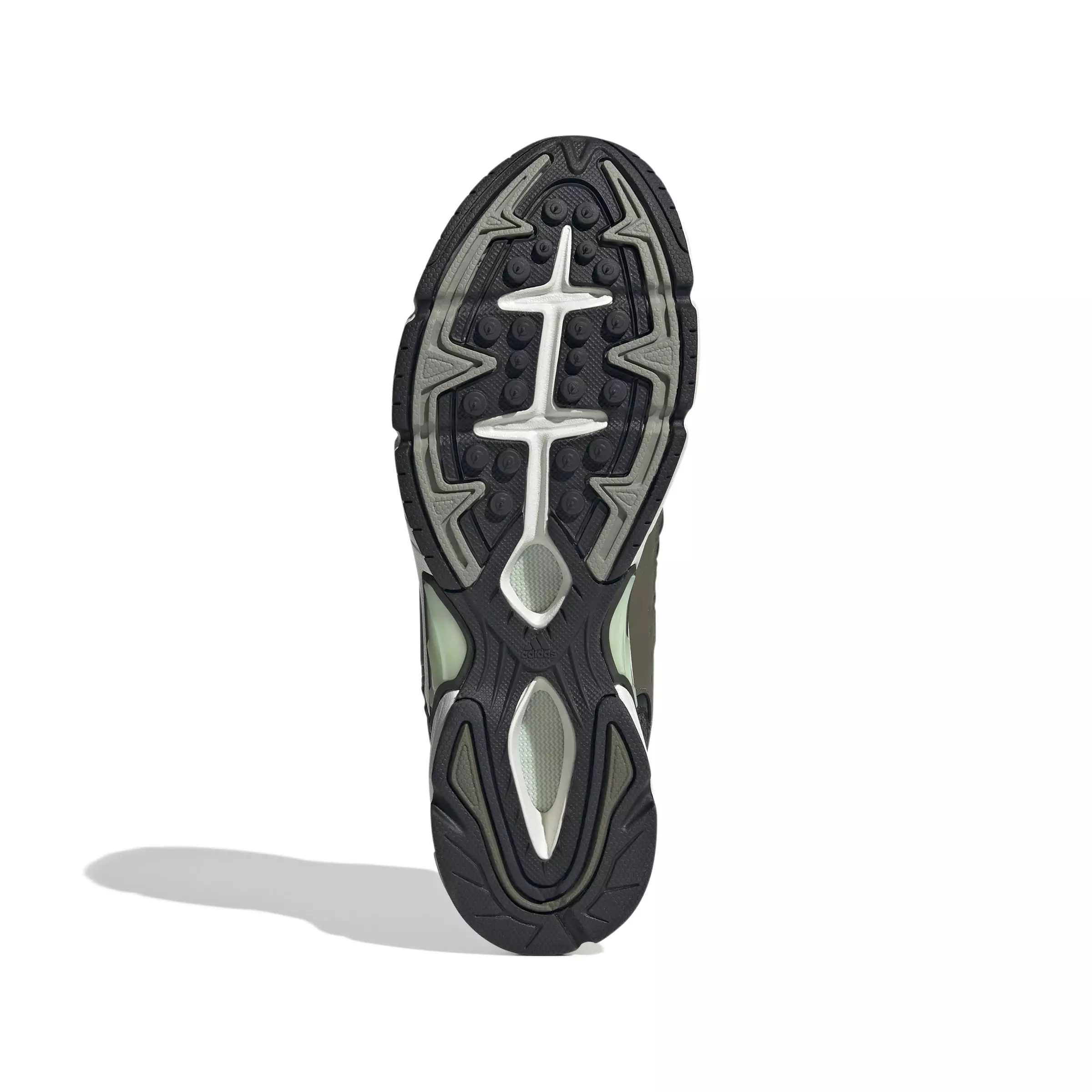 adidas Temper Run 2.0 "Olive Strata/Silver Pebble/Shadow Olive" Men's Shoe - GREEN/BLACK