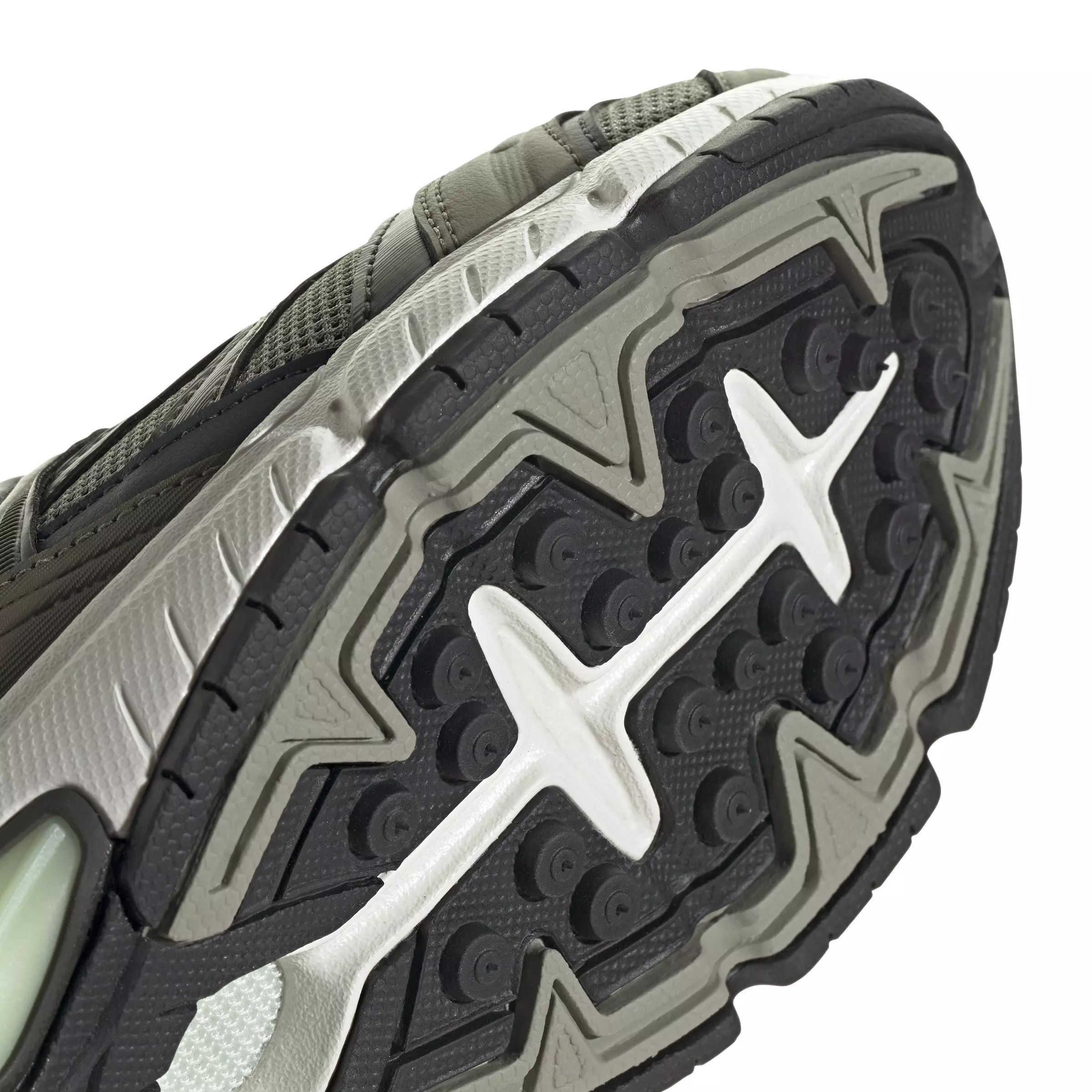 adidas Temper Run 2.0 "Olive Strata/Silver Pebble/Shadow Olive" Men's Shoe - GREEN/BLACK