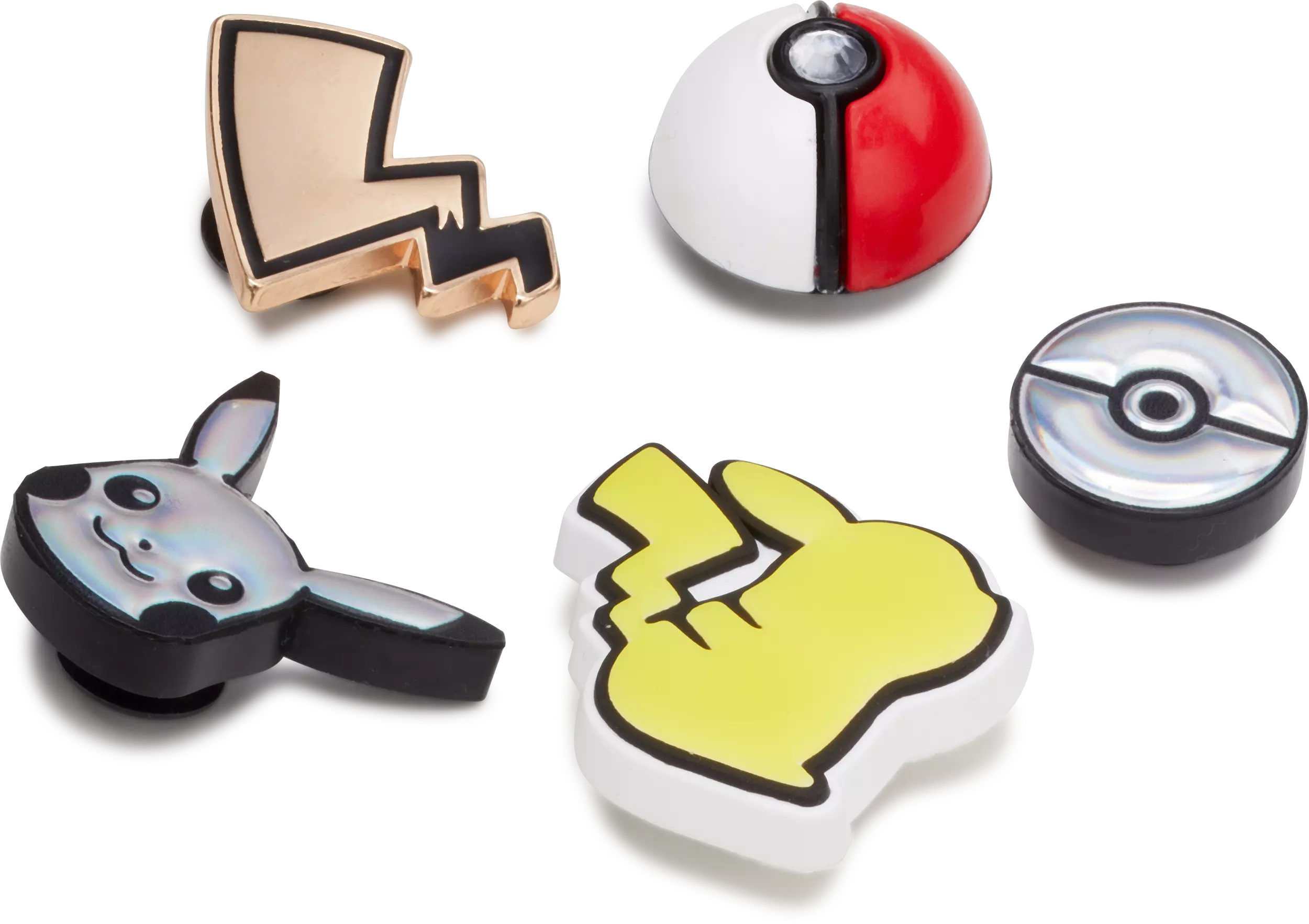 Crocs Elevated Pokemon Jibbitz Charms-5PK - AS SHOWN