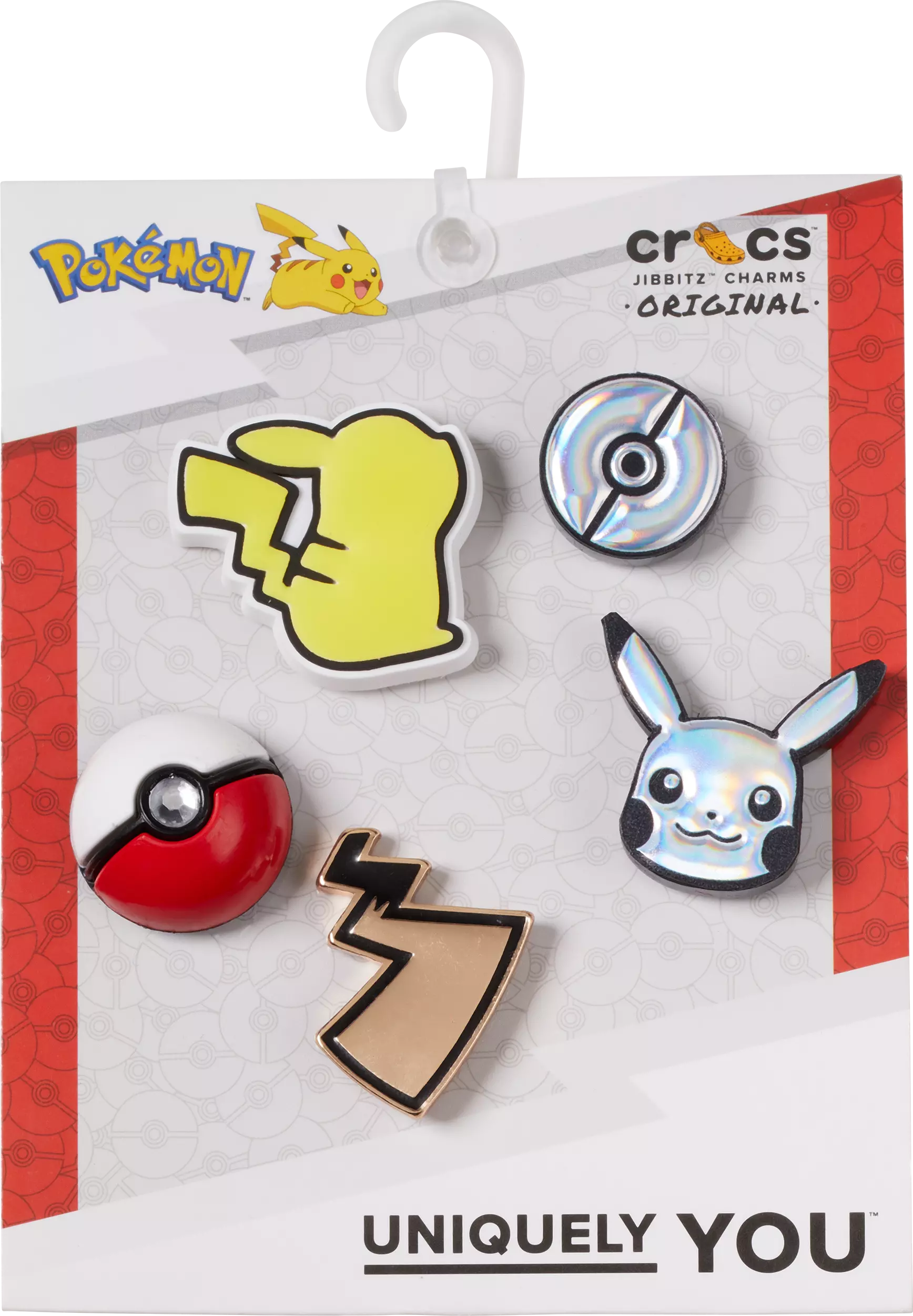 Crocs Elevated Pokemon Jibbitz Charms-5PK - AS SHOWN
