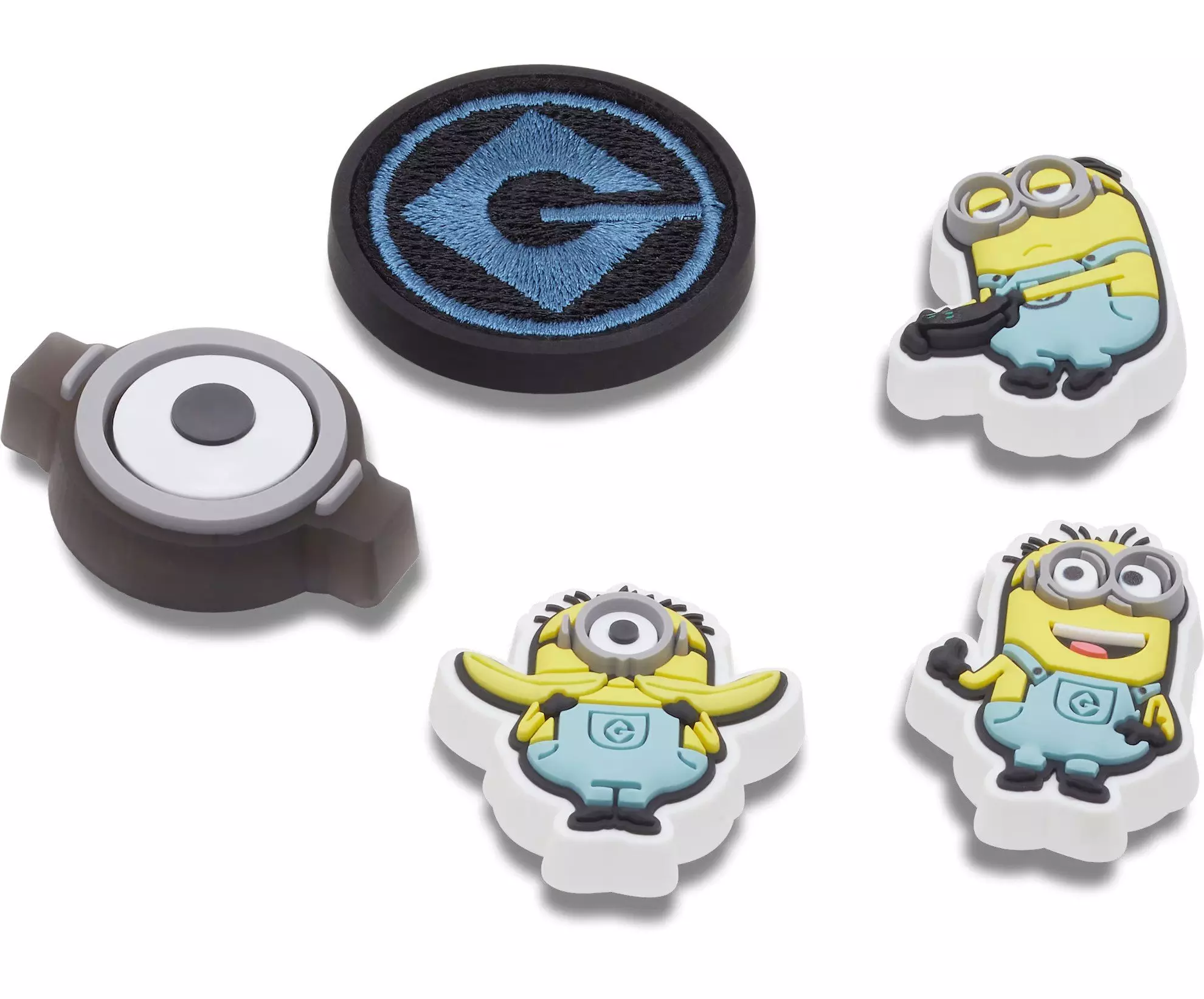 Crocs Minions Jibbitz Charms-5PK - AS SHOWN