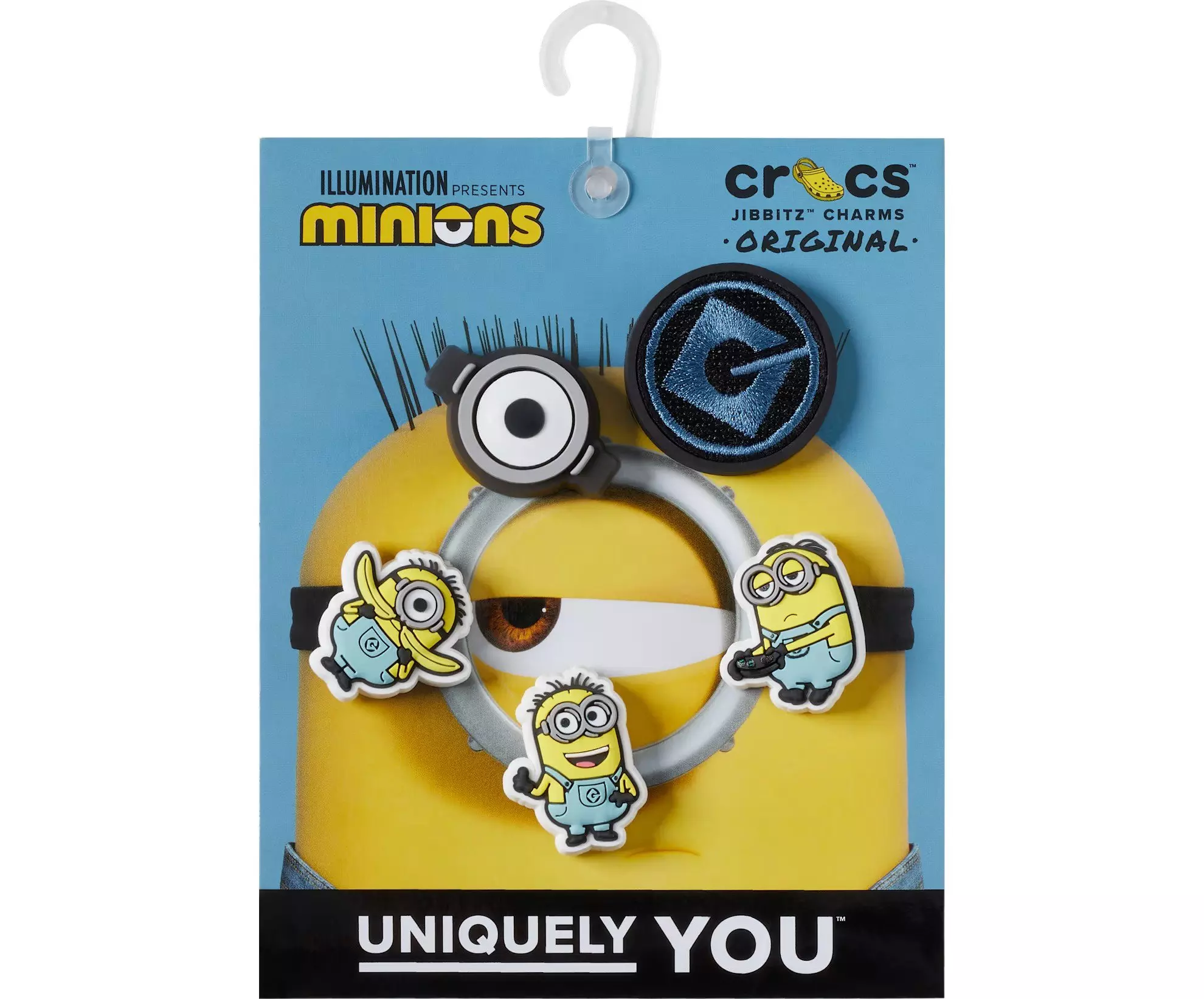 Crocs Minions Jibbitz Charms-5PK - AS SHOWN