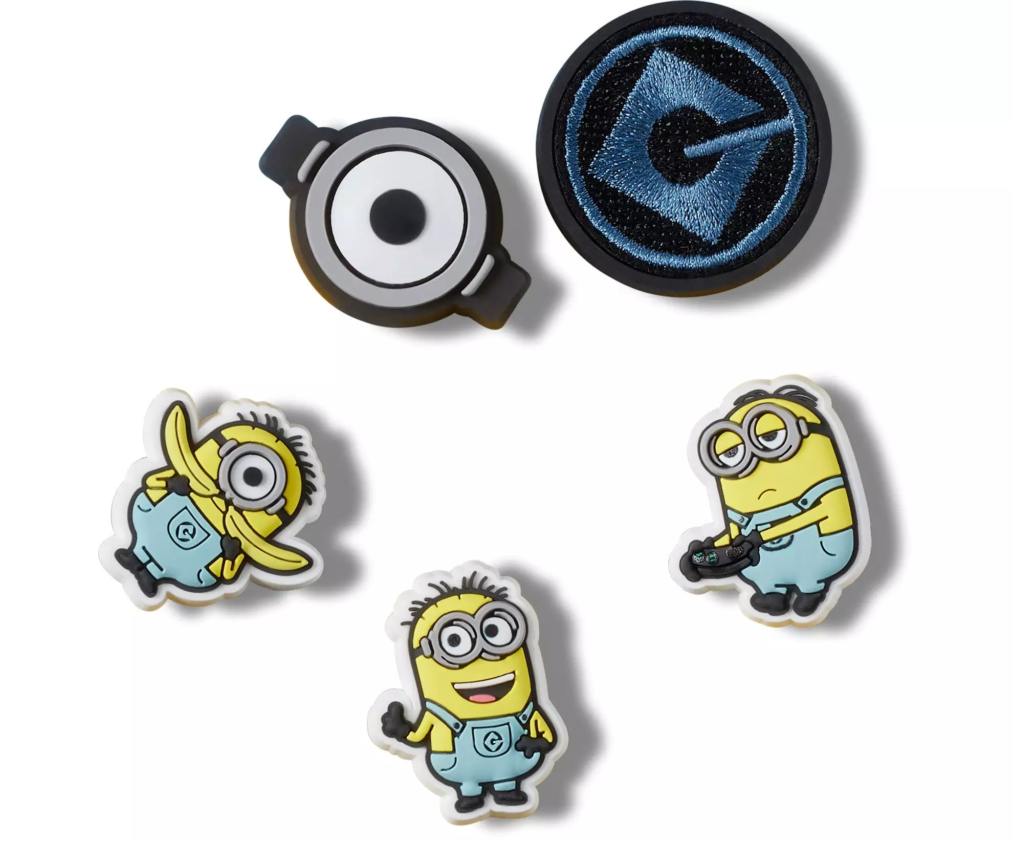 Crocs Minions Jibbitz Charms-5PK - AS SHOWN