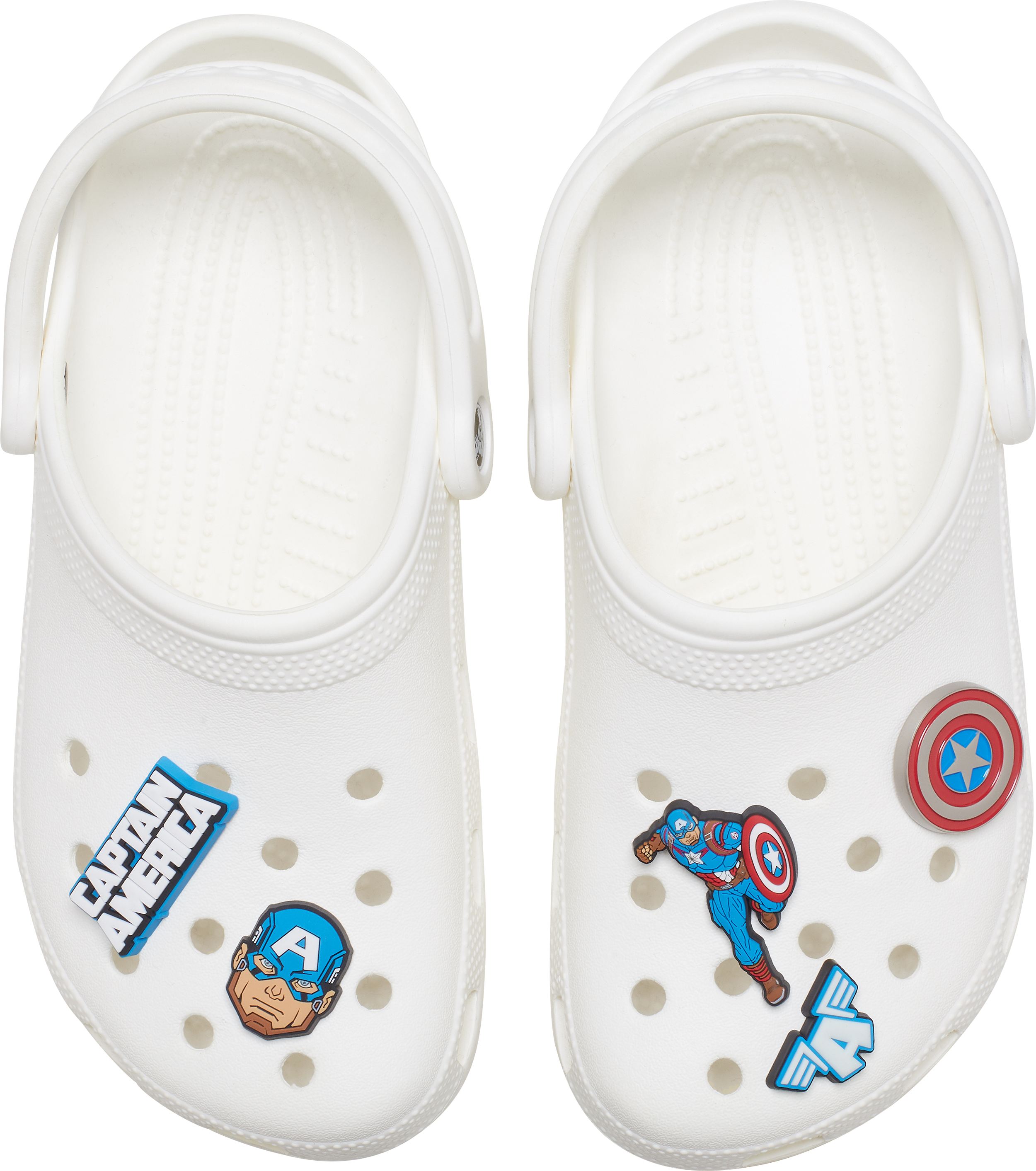 Crocs Captain America Jibbitz Charms 5PK