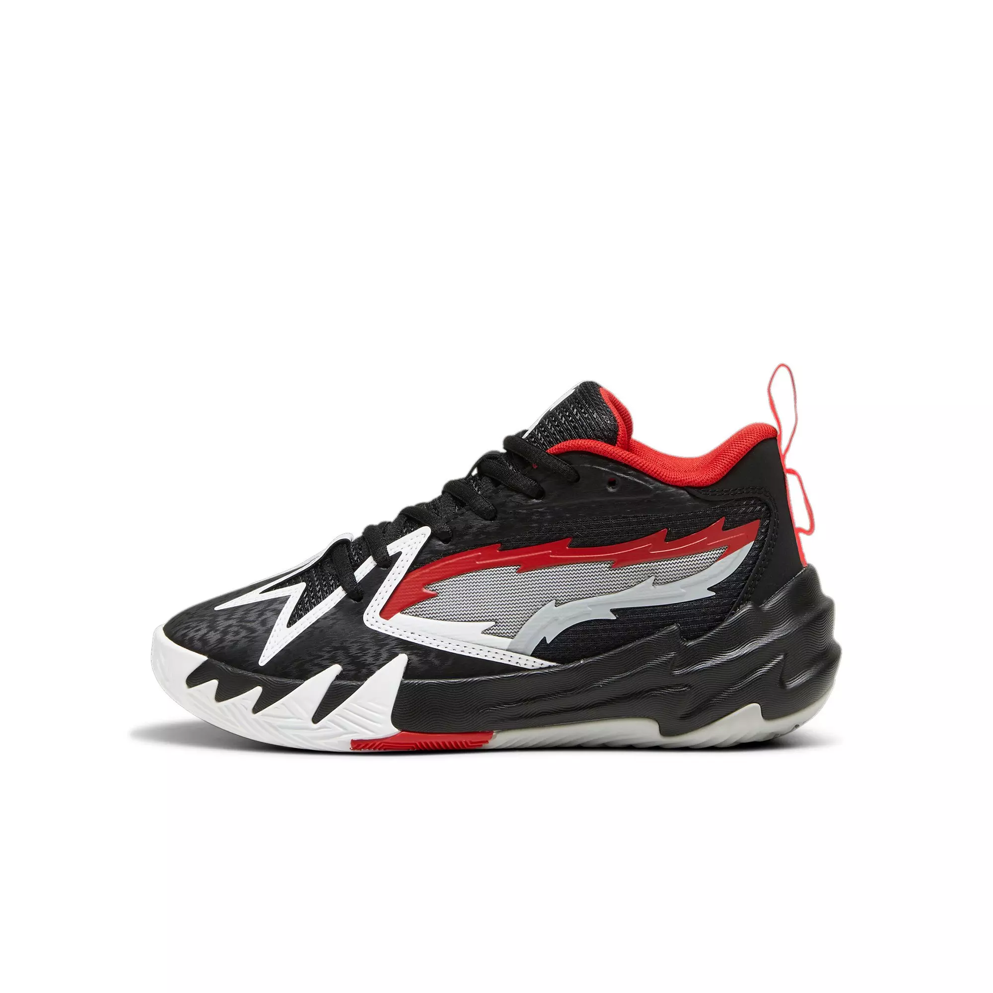 PUMA Scoot Zero "O.D.D City" Grade School Kids' Basketball Shoe - BLACK/RED