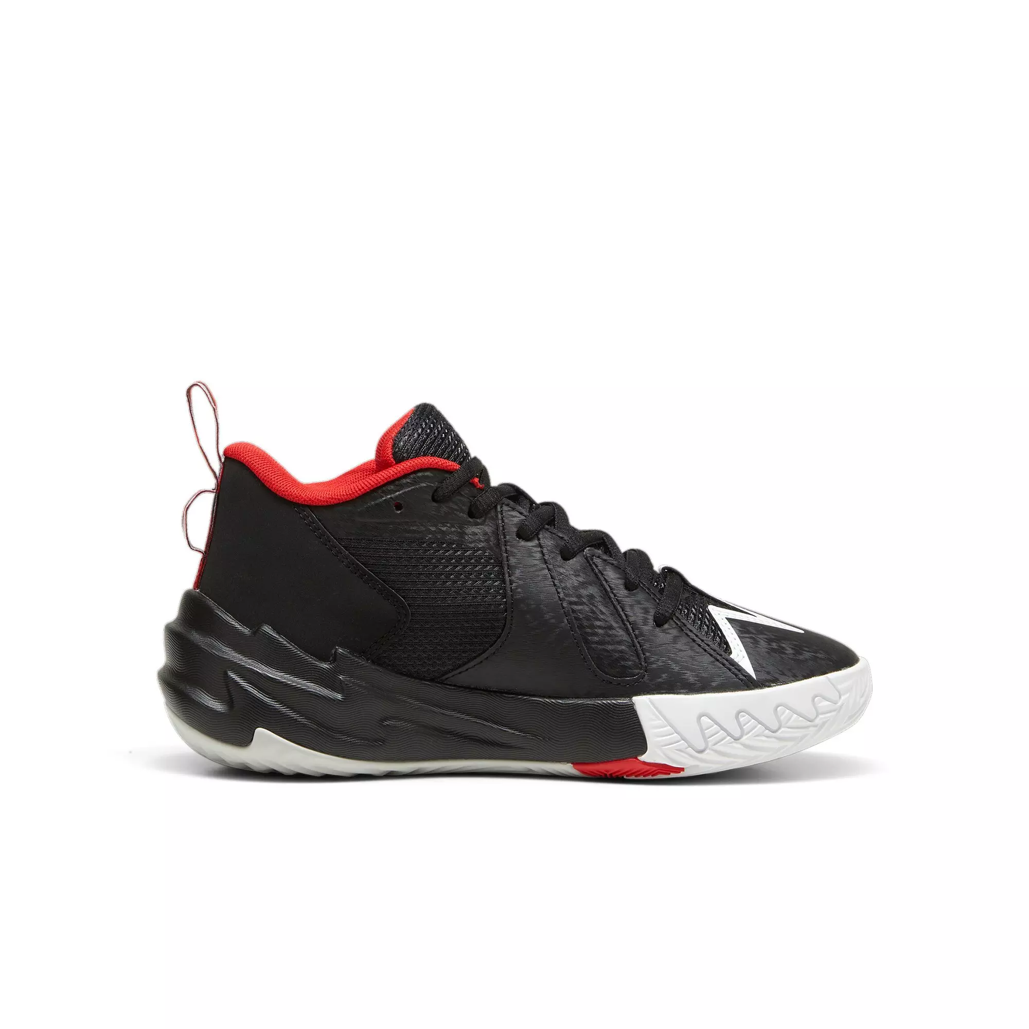 PUMA Scoot Zero "O.D.D City" Grade School Kids' Basketball Shoe - BLACK/RED