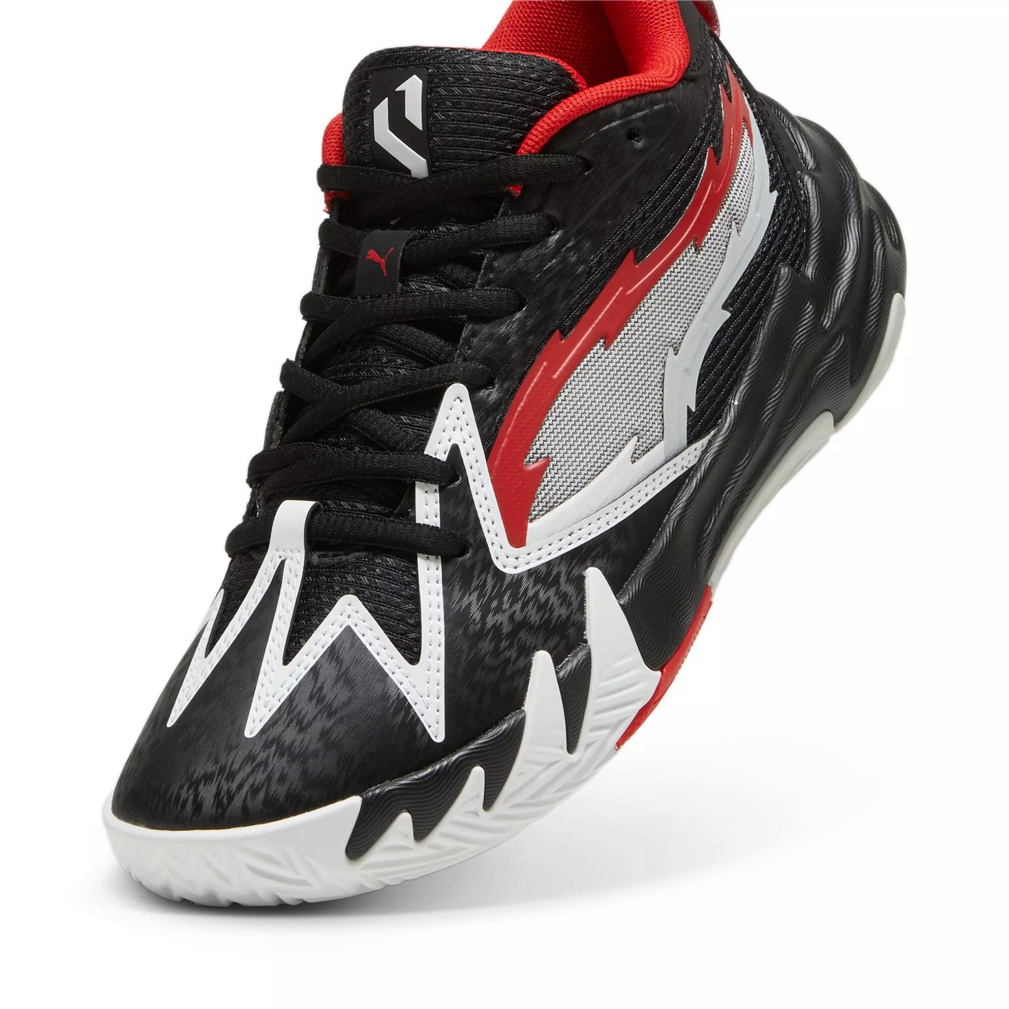 PUMA Scoot Zero "O.D.D City" Preschool Kids' Basketball Shoe - BLACK/RED