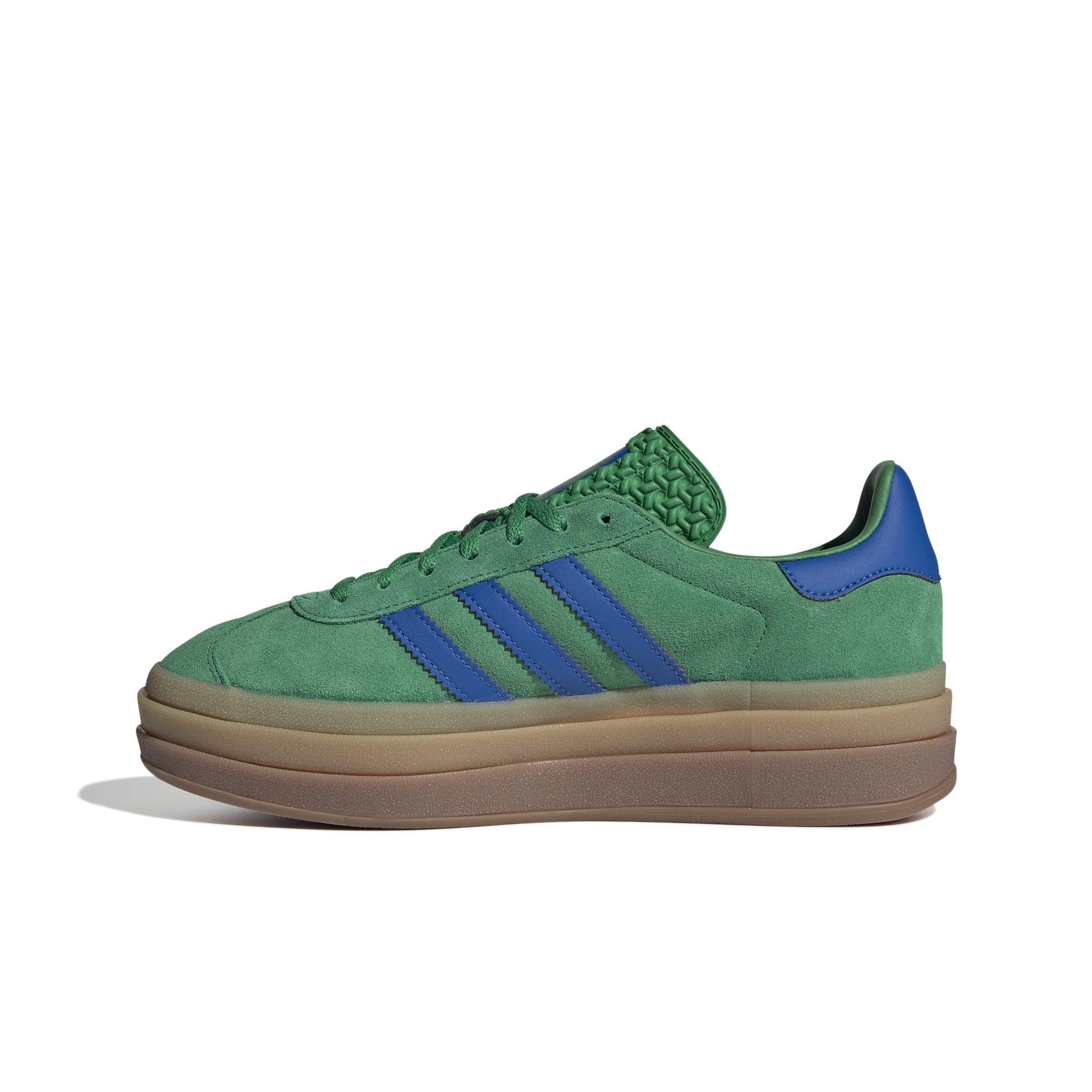 adidas gazelle silver green womens Gazelle Bold Womens Lifestyle Shoes (Green/Blue) Final Sale main image 1