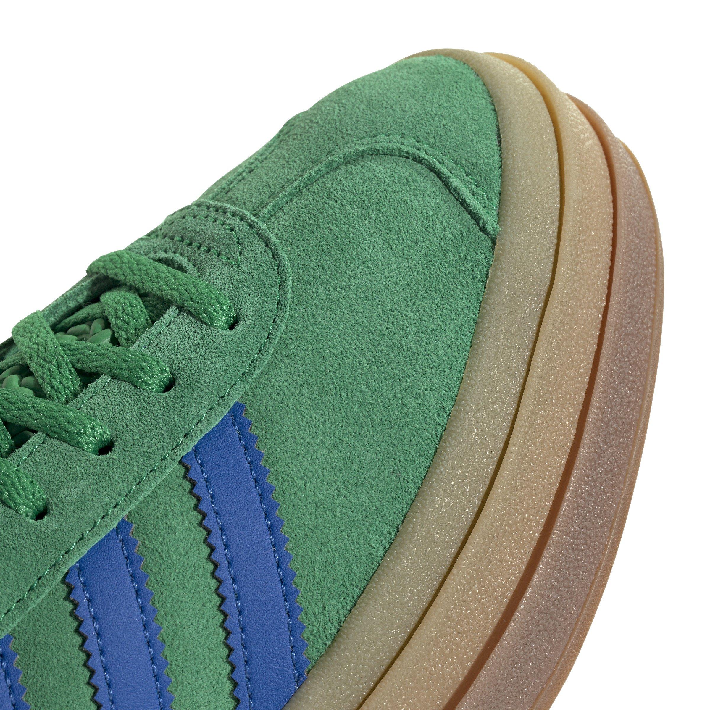 adidas Originals Gazelle Bold "Green/Blue" Women's Shoe - GREEN/BLUE Thumbnail View 3