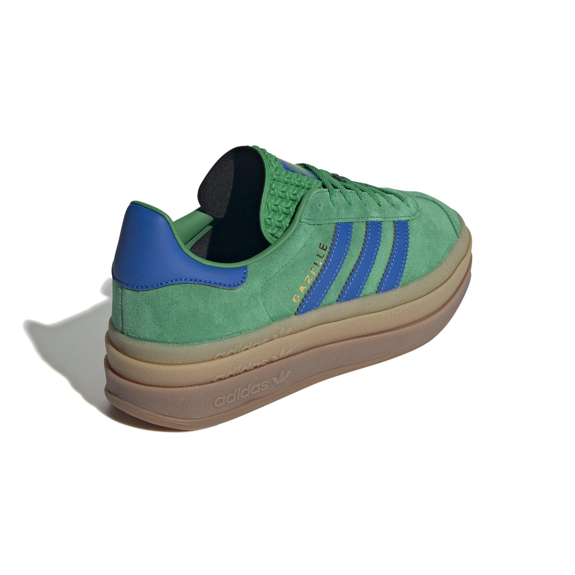 adidas gazelle silver green womens adidas Women's Originals Gazelle Bold Shoes