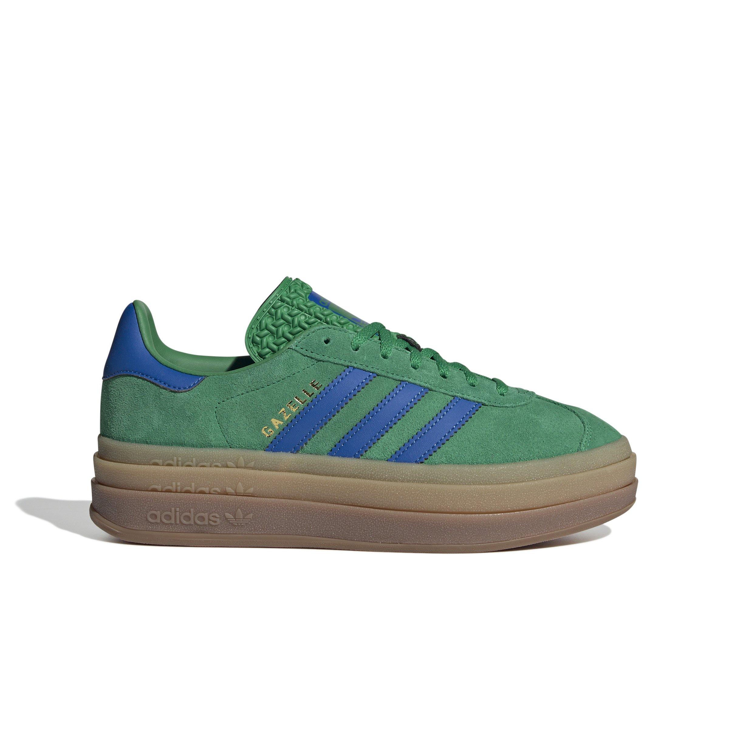 adidas Originals Gazelle Bold "Green/Blue" Women's Shoe - GREEN/BLUE Thumbnail View 1