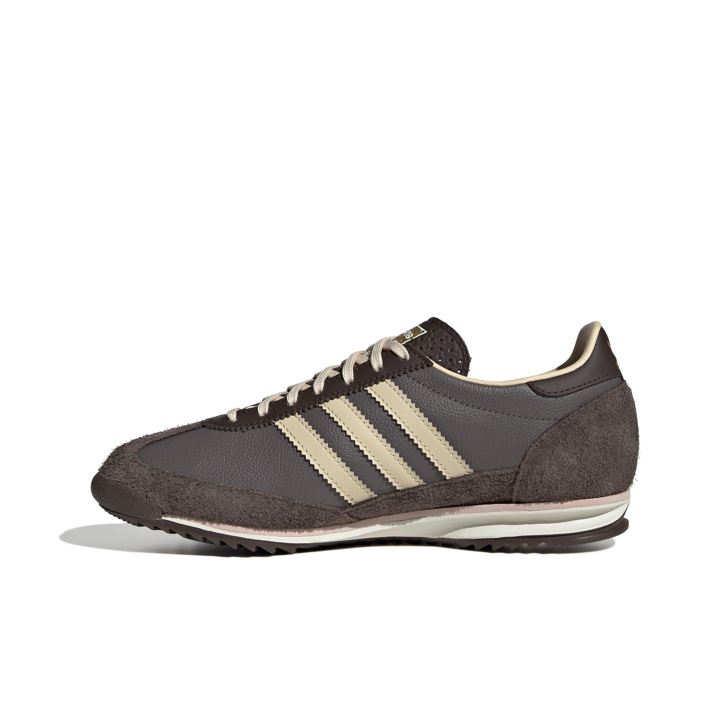 adidas Originals SL 72 OG "Charcoal Crystal/Sand Brown" Women's Shoe - WHITE/CHARCOAL Thumbnail View 2