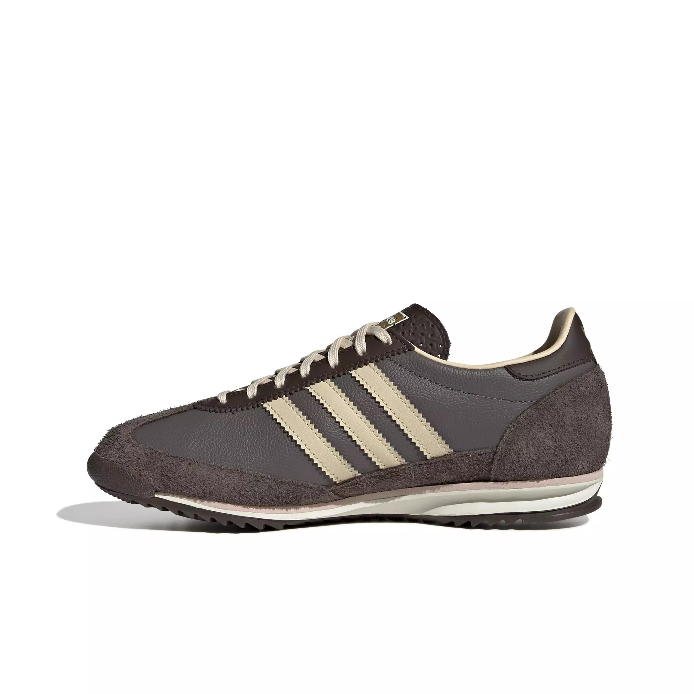 adidas Originals SL 72 OG "Charcoal Crystal/Sand Brown" Women's Shoe - WHITE/CHARCOAL