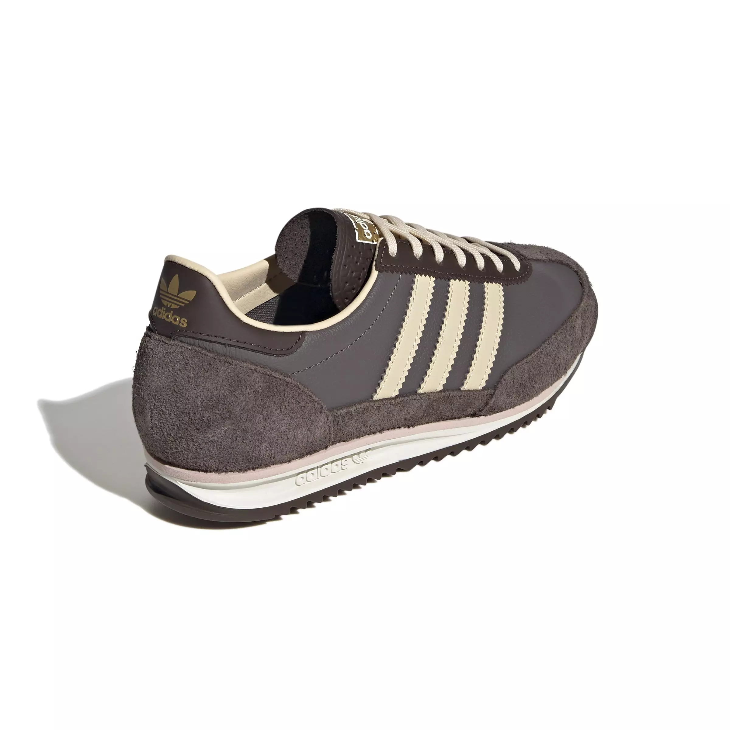 adidas Originals SL 72 OG "Charcoal Crystal/Sand Brown" Women's Shoe - WHITE/CHARCOAL