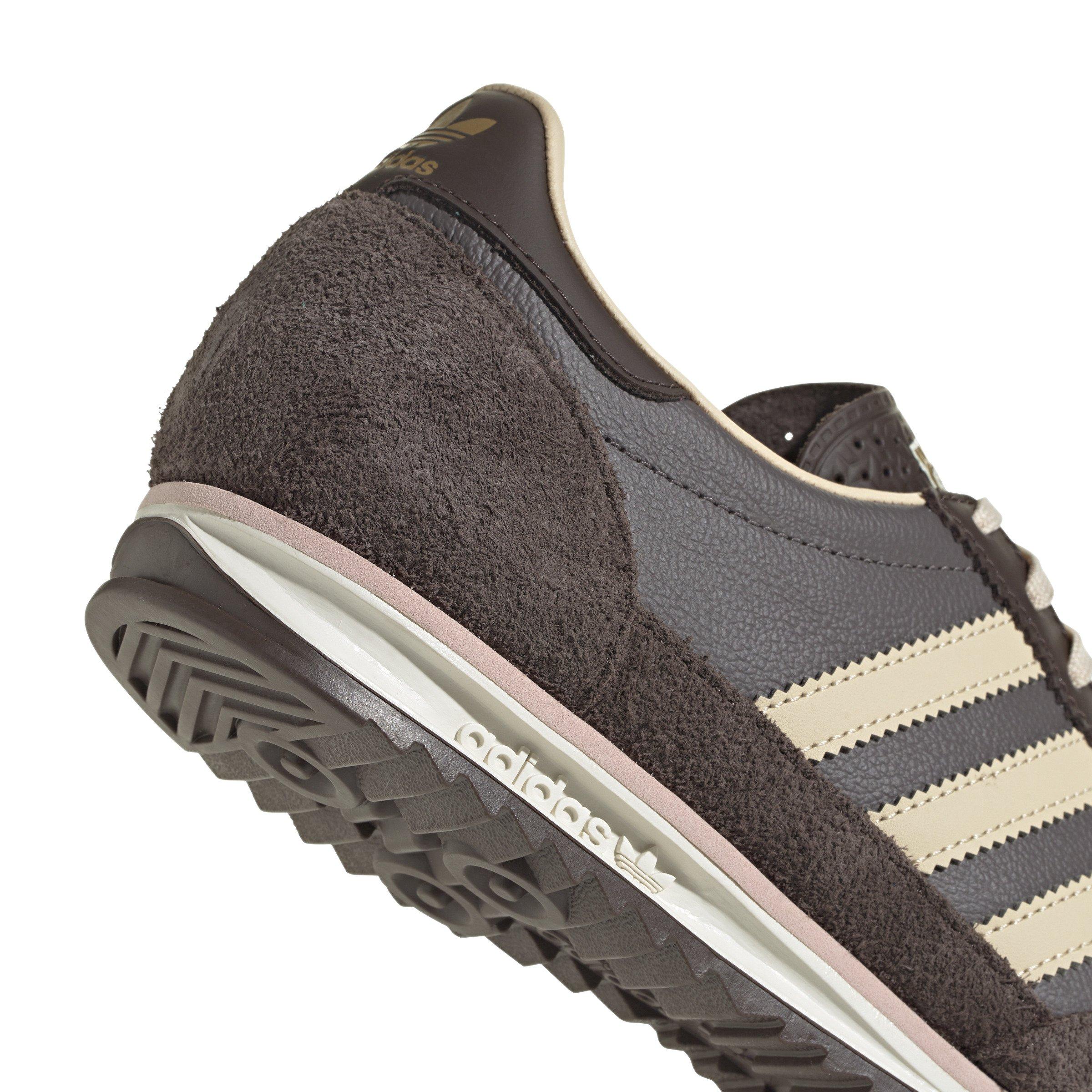 adidas Originals SL 72 OG "Charcoal Crystal/Sand Brown" Women's Shoe - WHITE/CHARCOAL Thumbnail View 7