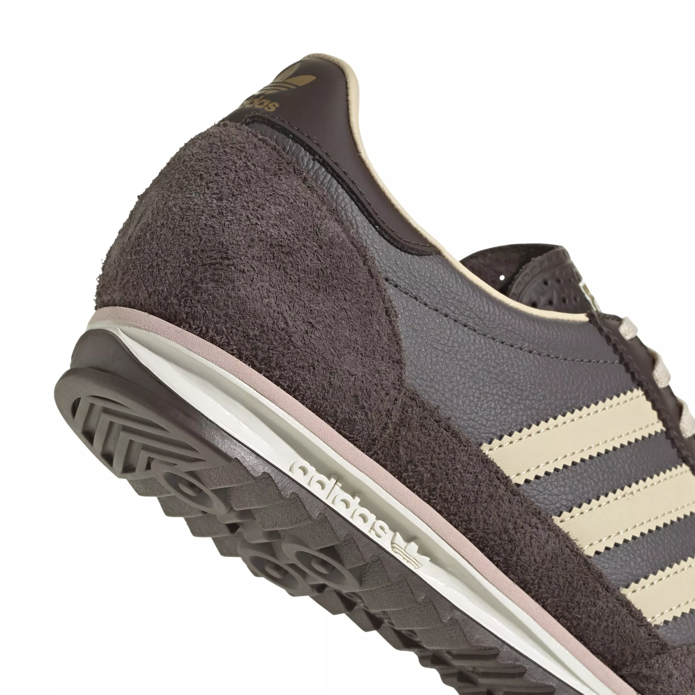 adidas Originals SL 72 OG "Charcoal Crystal/Sand Brown" Women's Shoe - WHITE/CHARCOAL