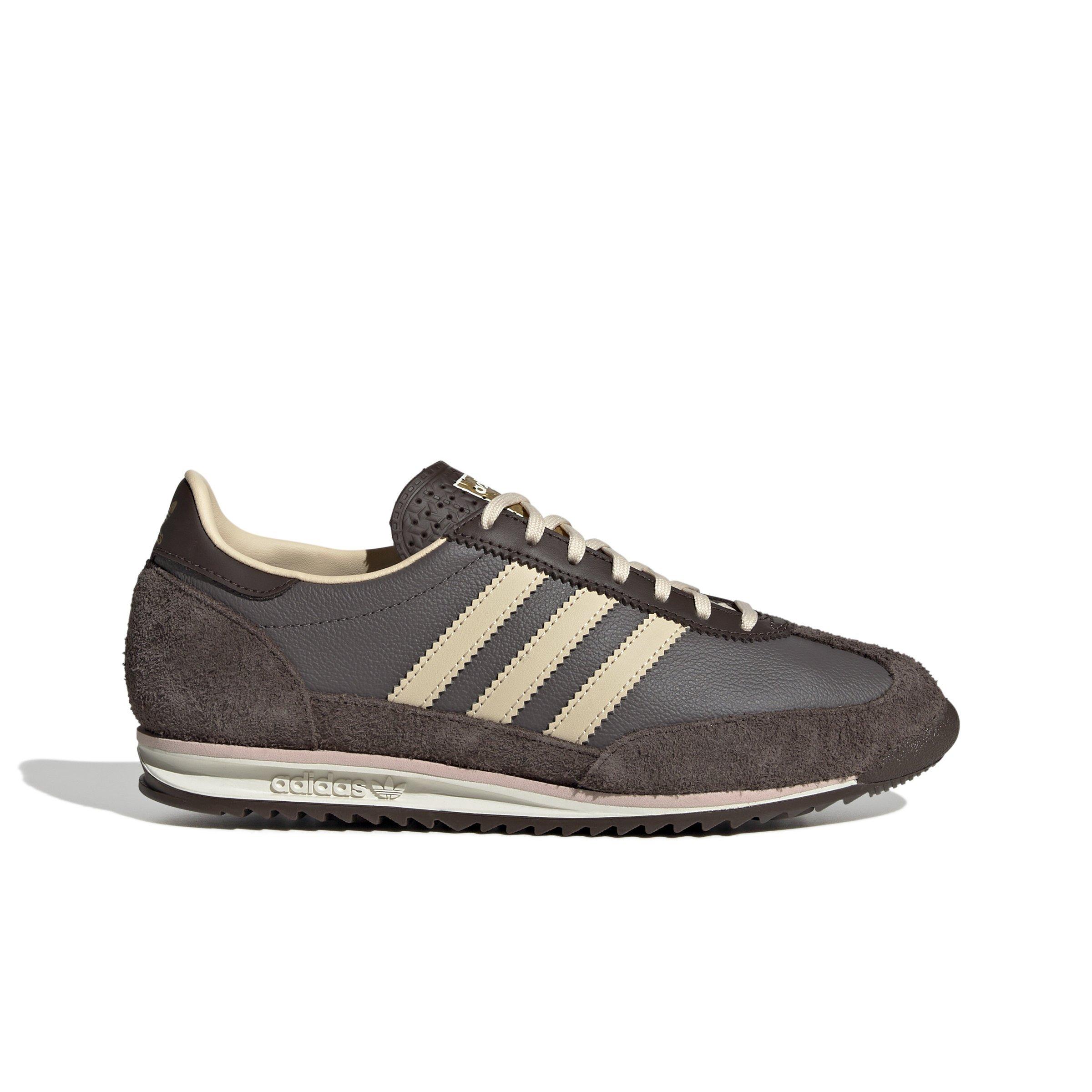 adidas Originals SL 72 OG "Charcoal Crystal/Sand Brown" Women's Shoe - WHITE/CHARCOAL Thumbnail View 1