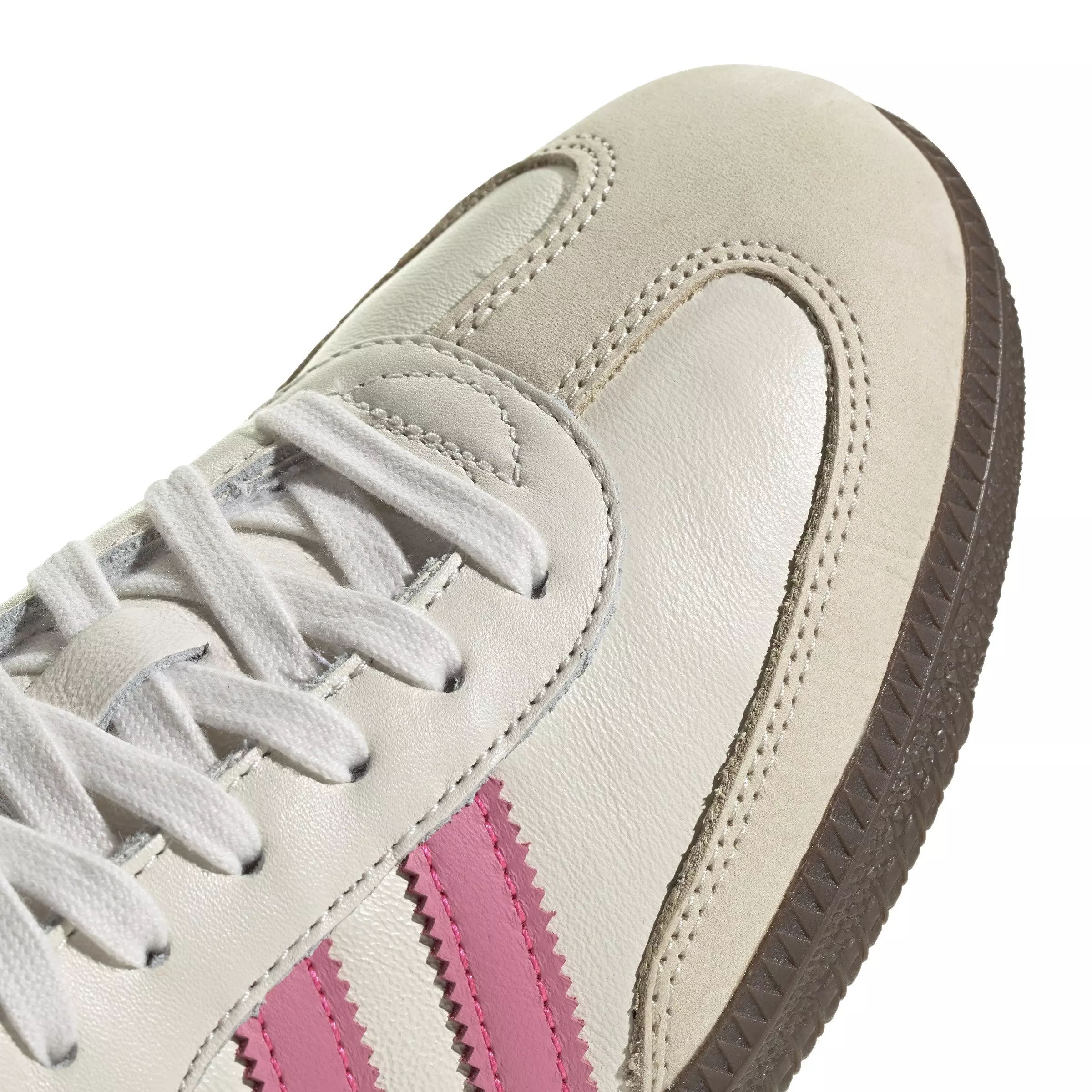 adidas Originals Samba "Cloud White/Lucid Pink/Wonder White" Women's Shoe - WHITE/PINK