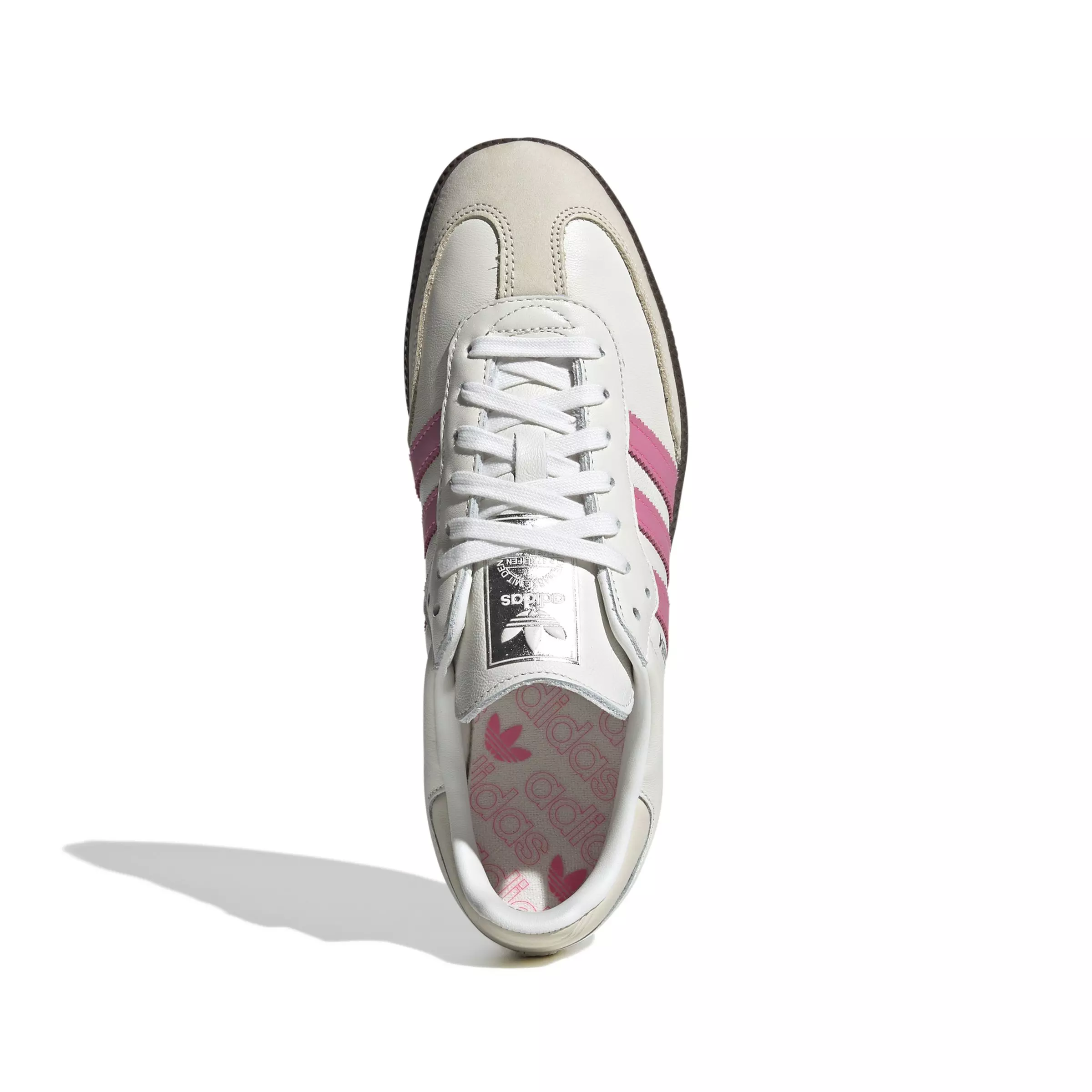 adidas Originals Samba "Cloud White/Lucid Pink/Wonder White" Women's Shoe - WHITE/PINK