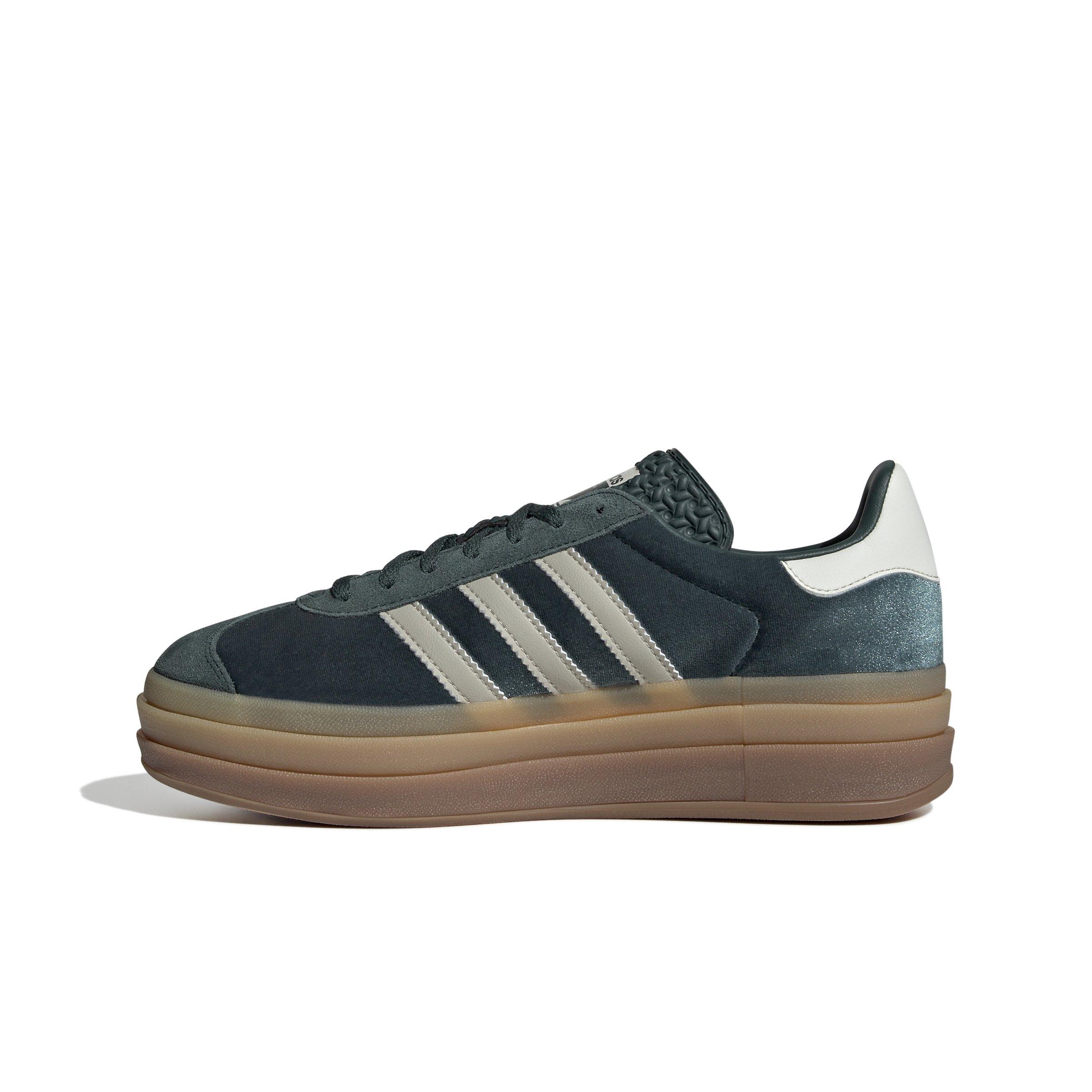 adidas Originals Gazelle Bold "Mineral Green/Putty Grey" Women's Shoe - GREEN/GREY Thumbnail View 2