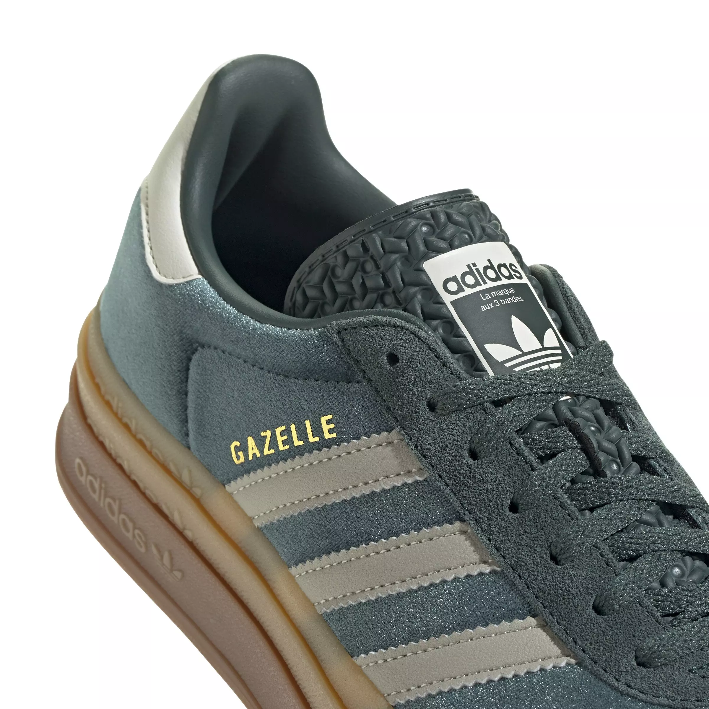 adidas Originals Gazelle Bold "Mineral Green/Putty Grey" Women's Shoe - GREEN/GREY