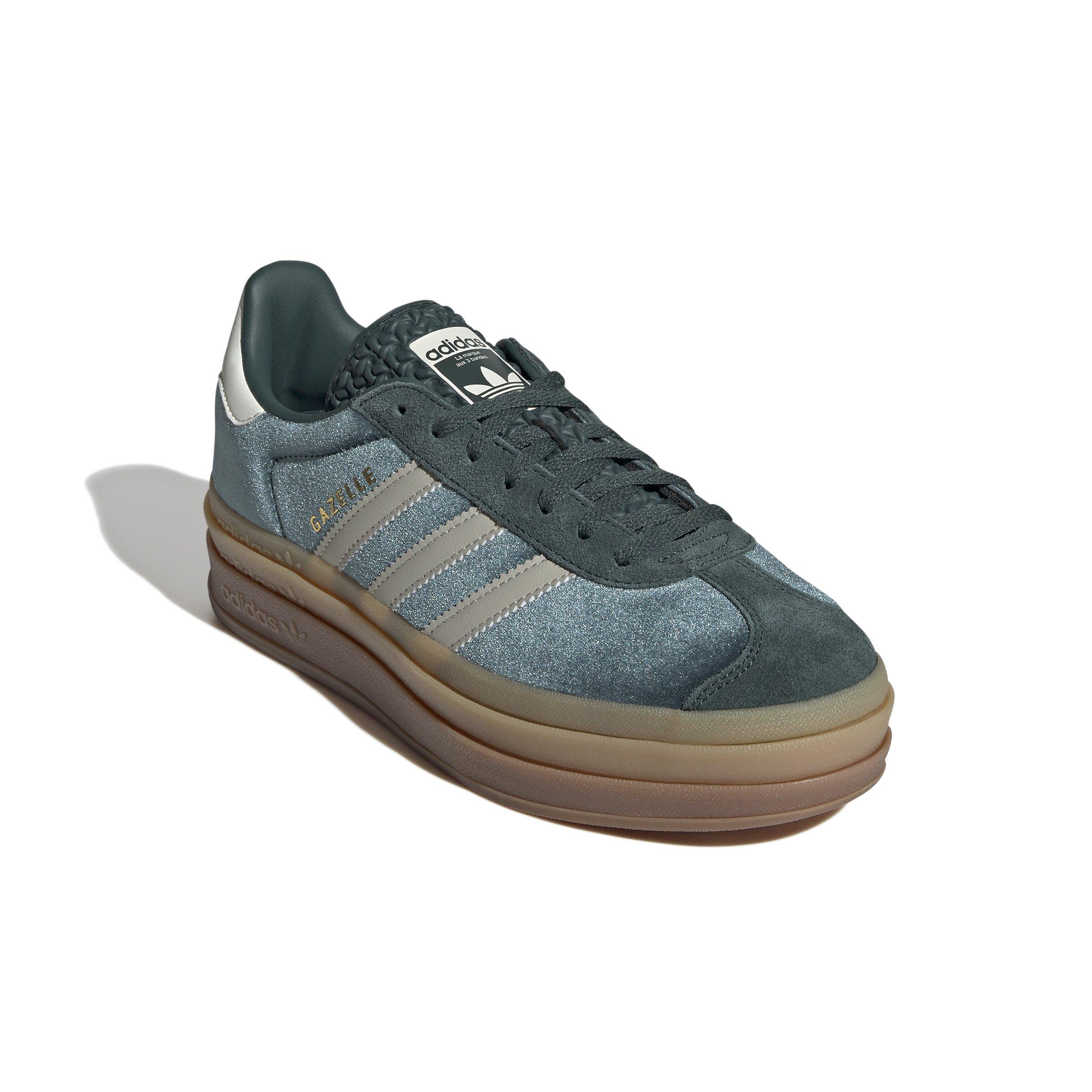 adidas Originals Gazelle Bold "Mineral Green/Putty Grey" Women's Shoe - GREEN/GREY Thumbnail View 6
