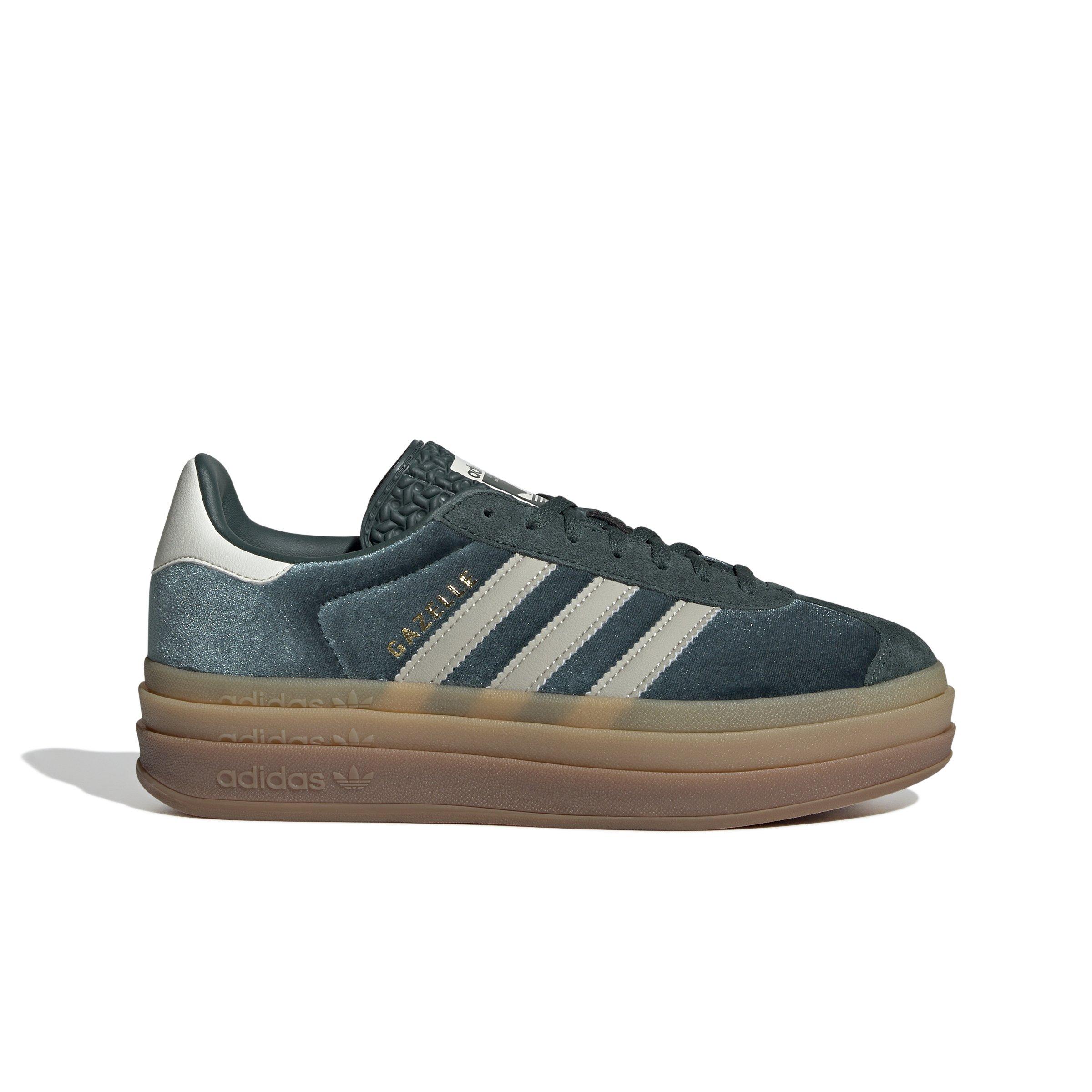 adidas Originals Gazelle Bold "Mineral Green/Putty Grey" Women's Shoe - GREEN/GREY Thumbnail View 1