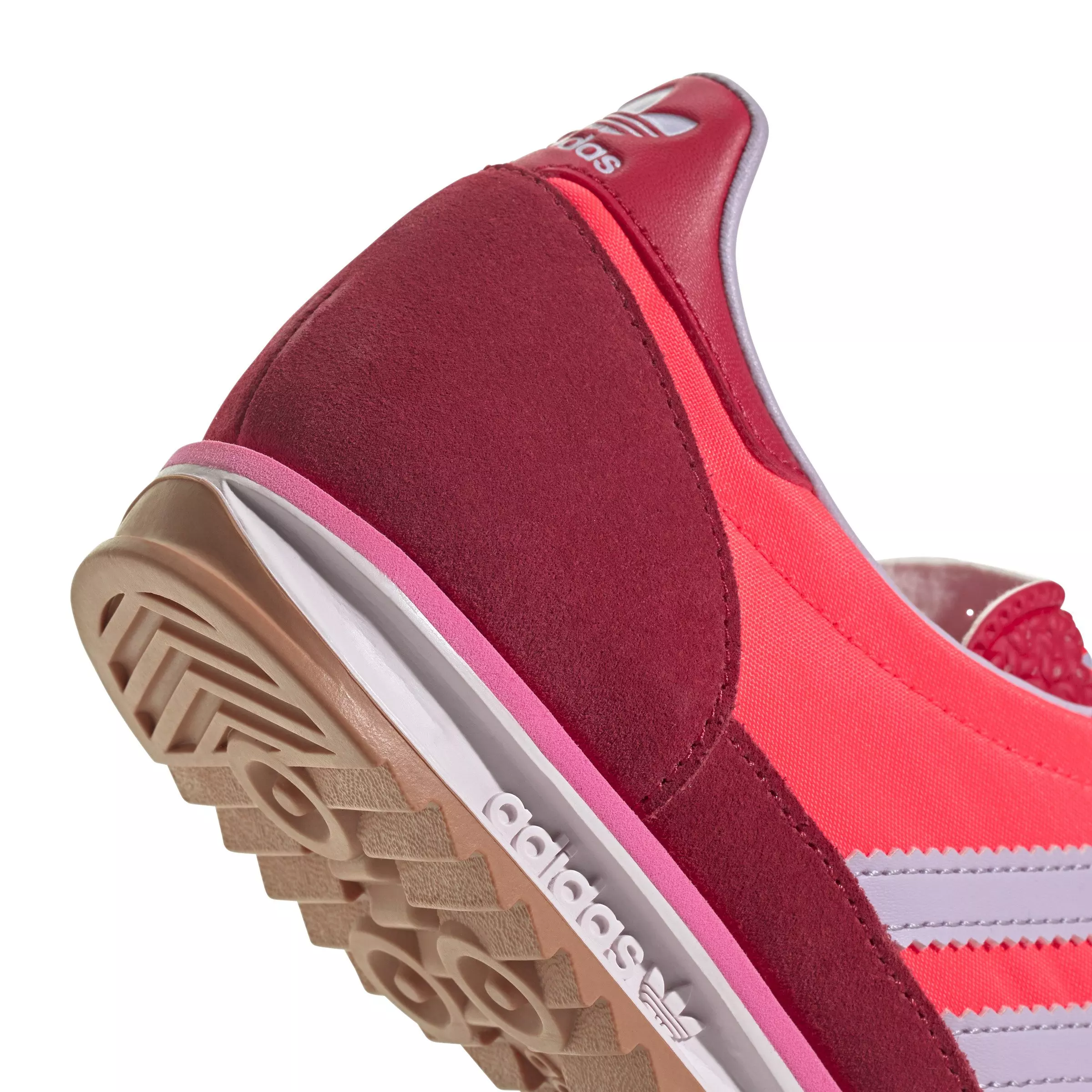 adidas Originals SL 72 "Solar Red/Ice Lavender/Better Scarlet" Women's Shoe - RED/WHITE