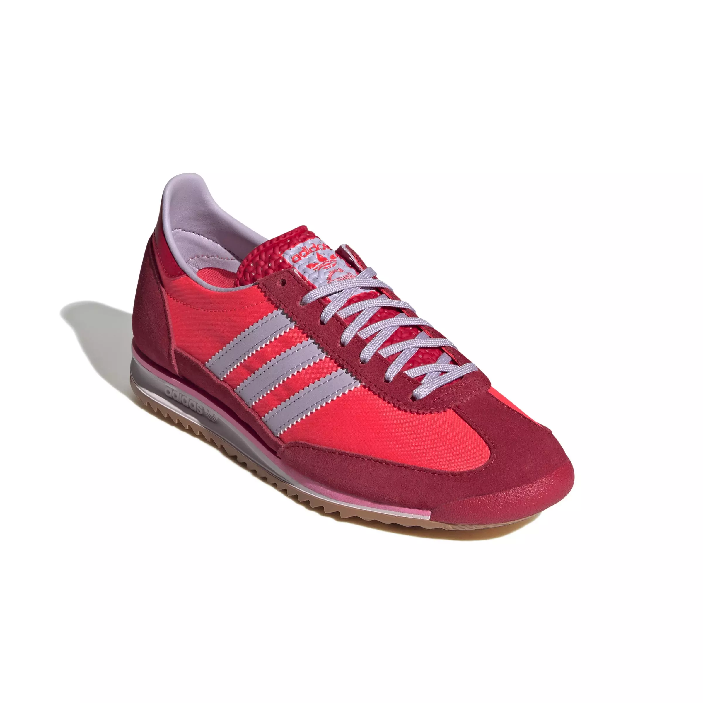 adidas Originals SL 72 "Solar Red/Ice Lavender/Better Scarlet" Women's Shoe - RED/WHITE