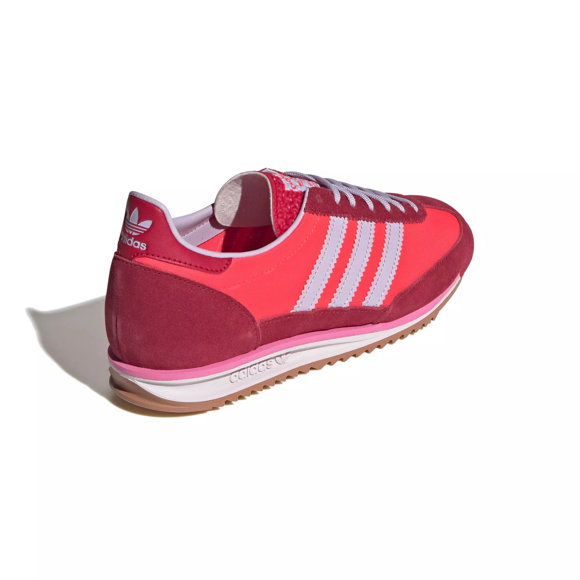 adidas Originals SL 72 "Solar Red/Ice Lavender/Better Scarlet" Women's Shoe - RED/WHITE