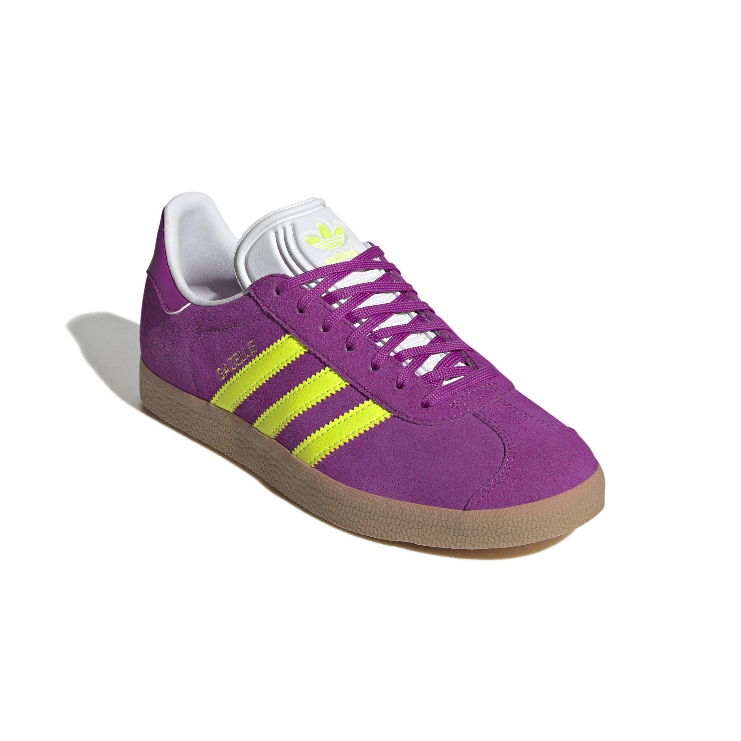 adidas Originals Gazelle Women's "Purple Burst/Solar Yellow/Off-White" Shoe