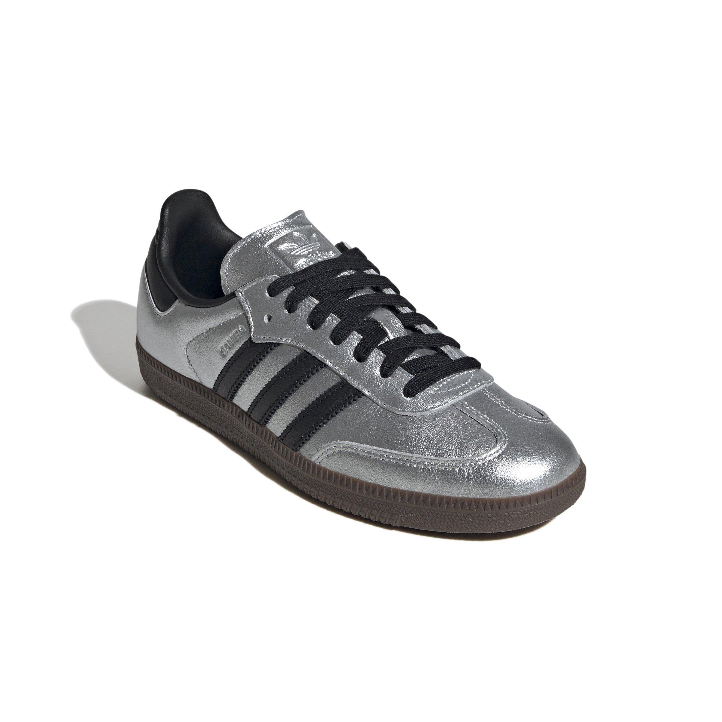 adidas Originals Samba OG Women's "Silver Metallic/Core Black/Gum" Shoe