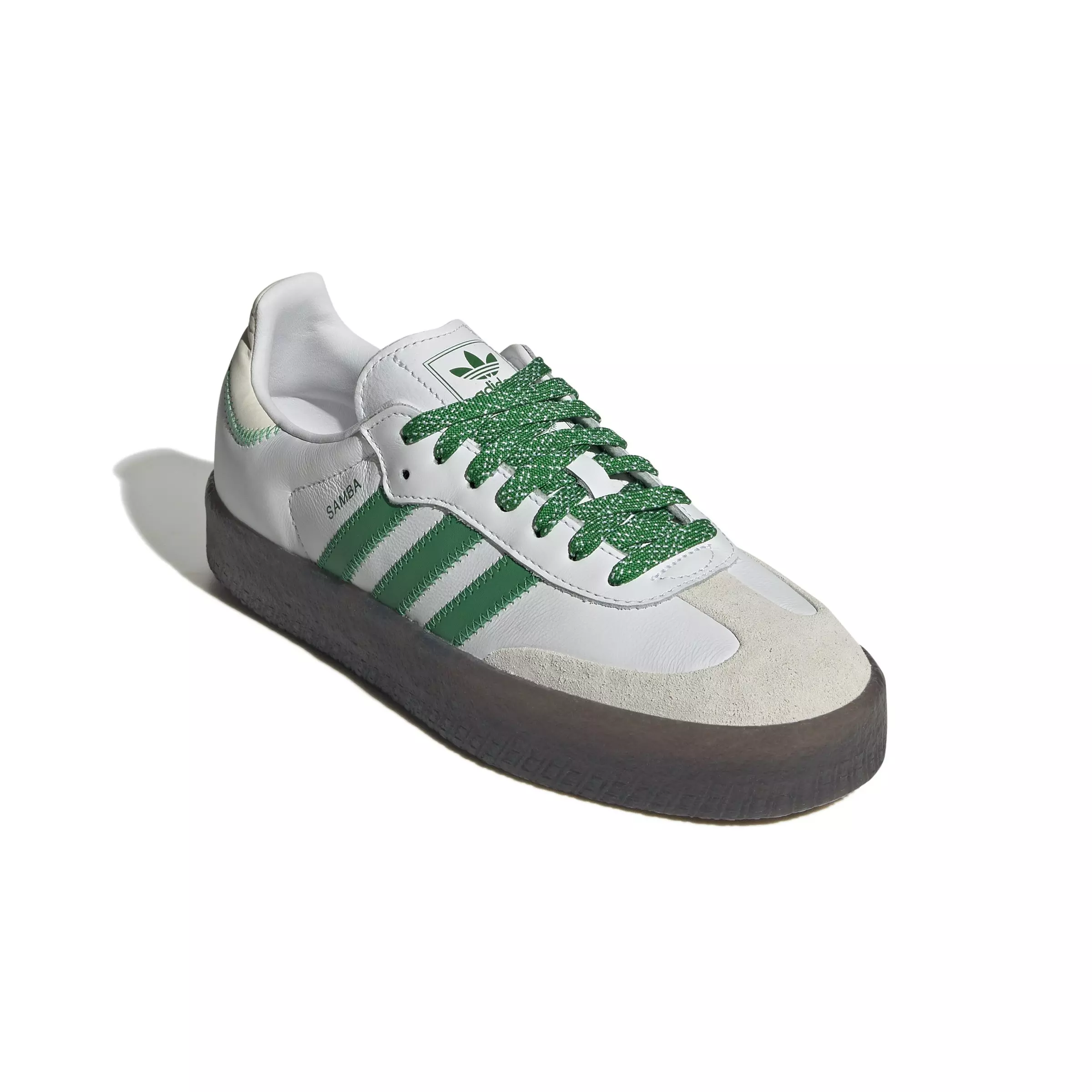 adidas Originals Sambae "Ftwr White/Green/Off-White" Women's Shoe - WHITE/GREEN