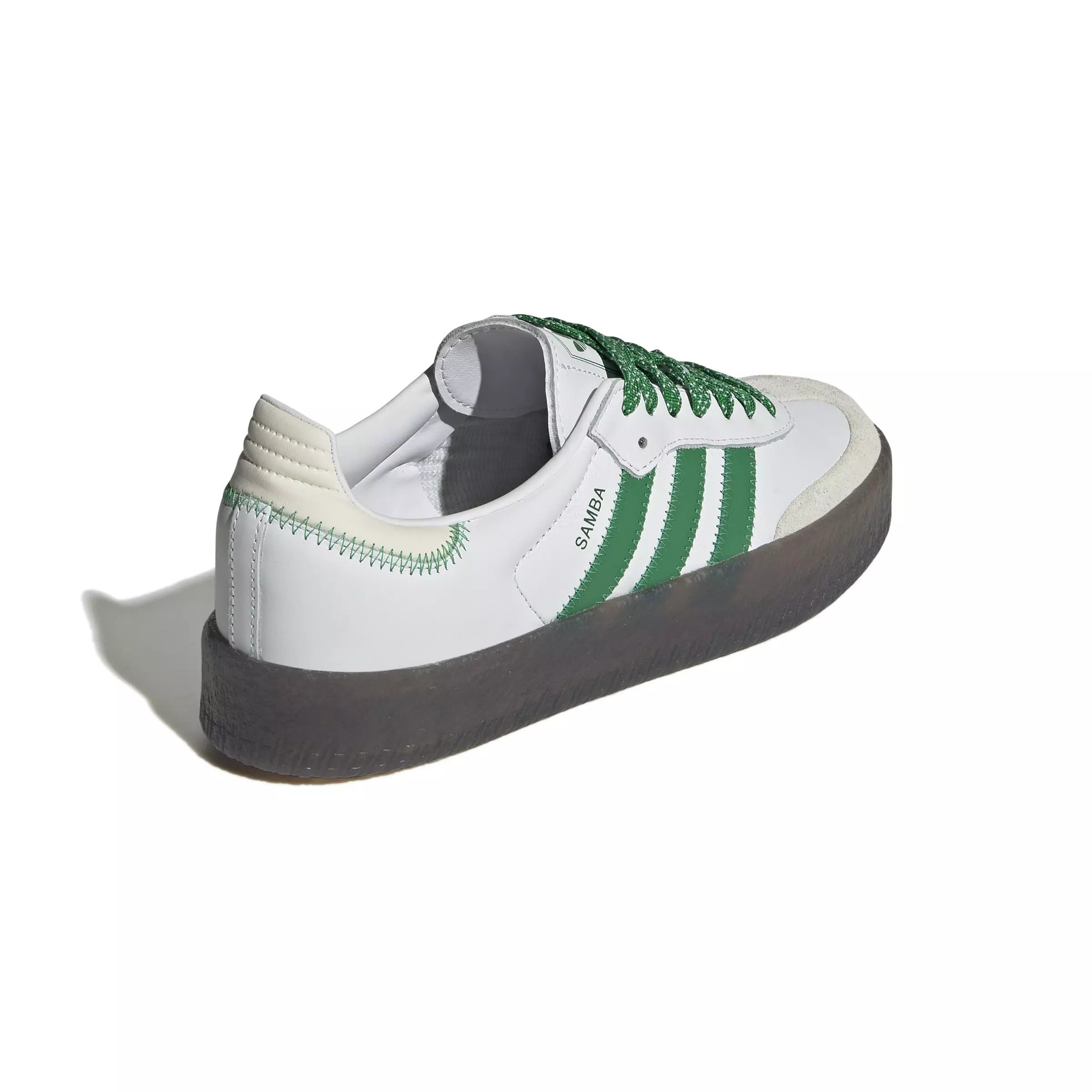 adidas Originals Sambae "Ftwr White/Green/Off-White" Women's Shoe - WHITE/GREEN