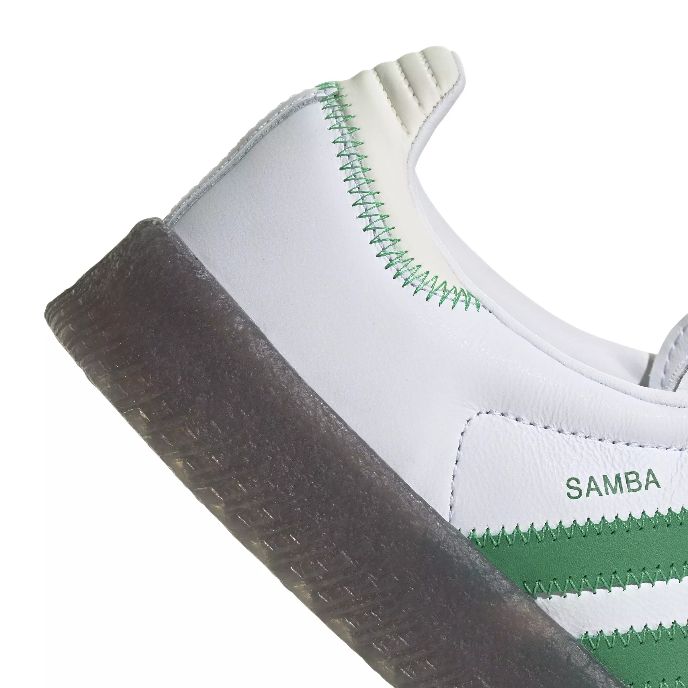 adidas Originals Sambae "Ftwr White/Green/Off-White" Women's Shoe - WHITE/GREEN