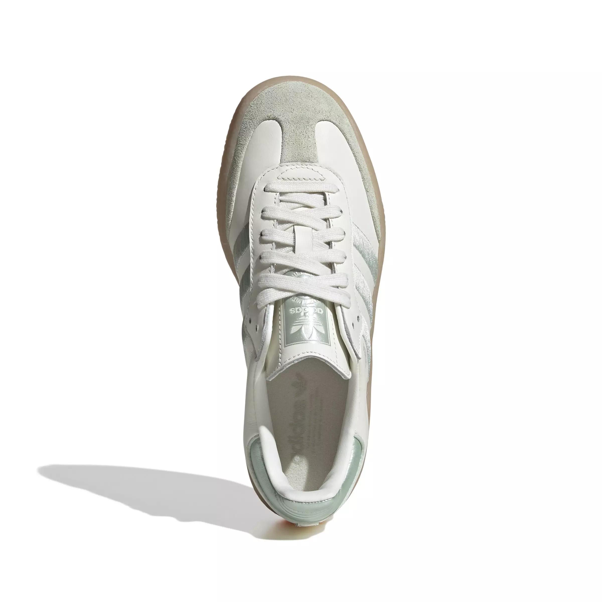 adidas Originals Sambae "Off White/Linen Green/Metallic" Women's Shoe - GREEN/BEIGE