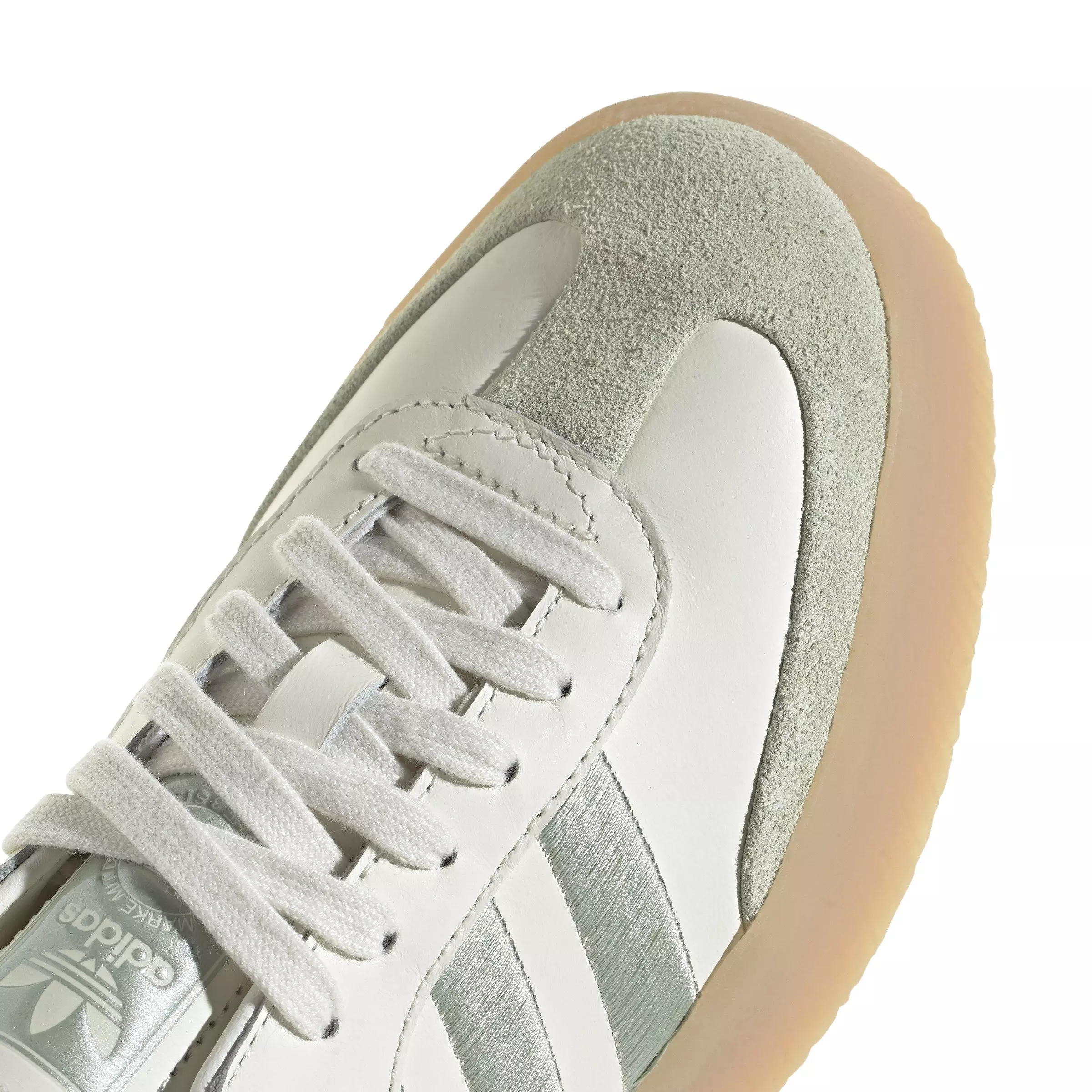 adidas Originals Sambae "Off White/Linen Green/Metallic" Women's Shoe - GREEN/BEIGE